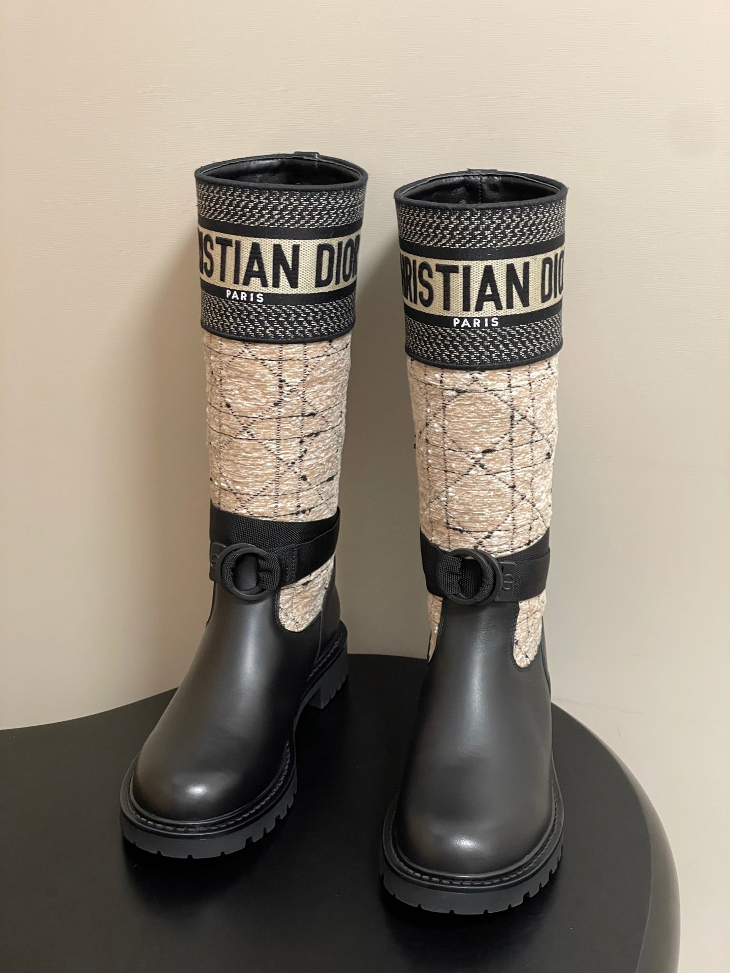 Dior D-Major Tweed Knight Boots – Autumn/Winter Collection