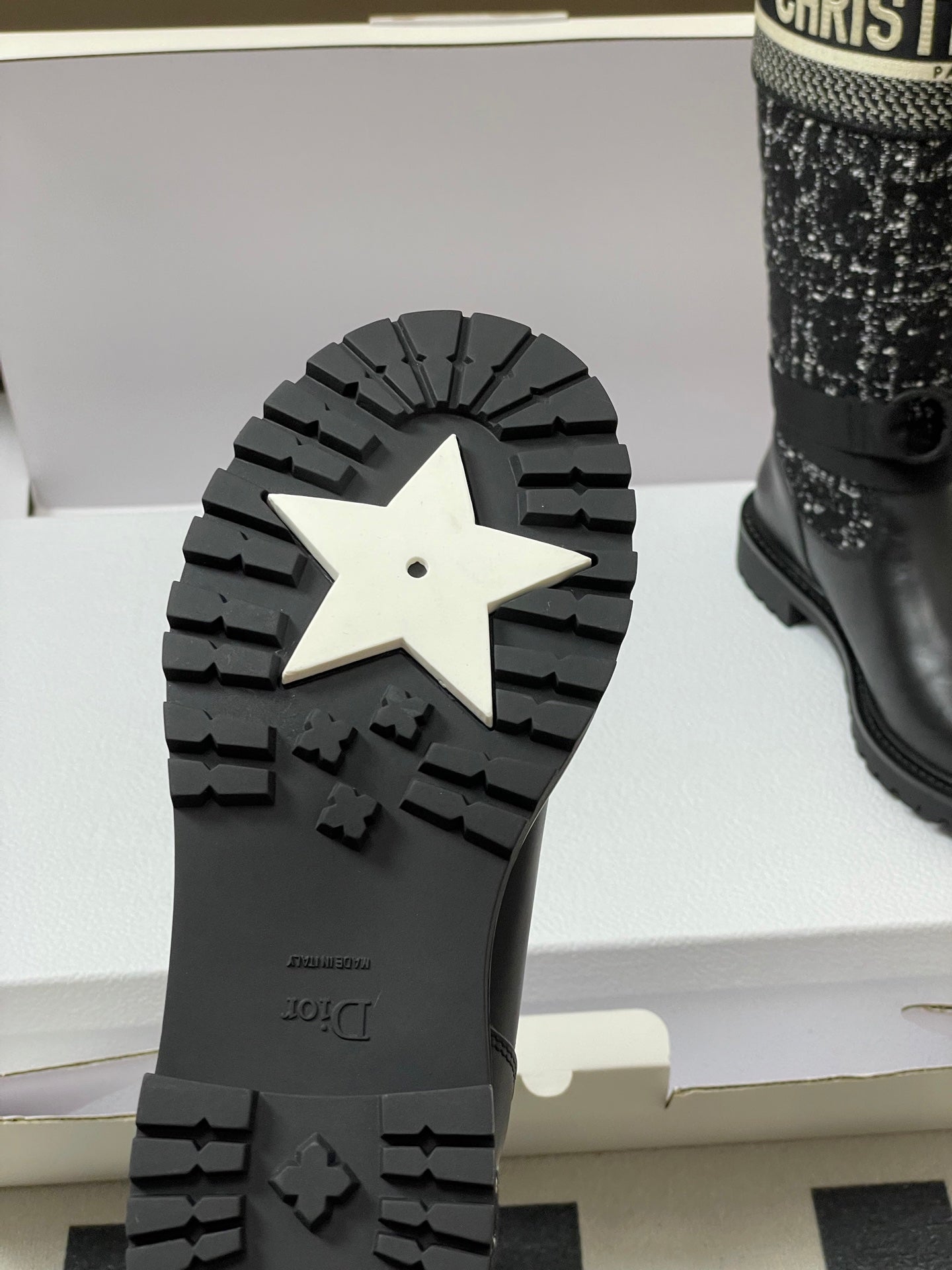 Dior D-Major Tweed Knight Boots – Autumn/Winter Collection