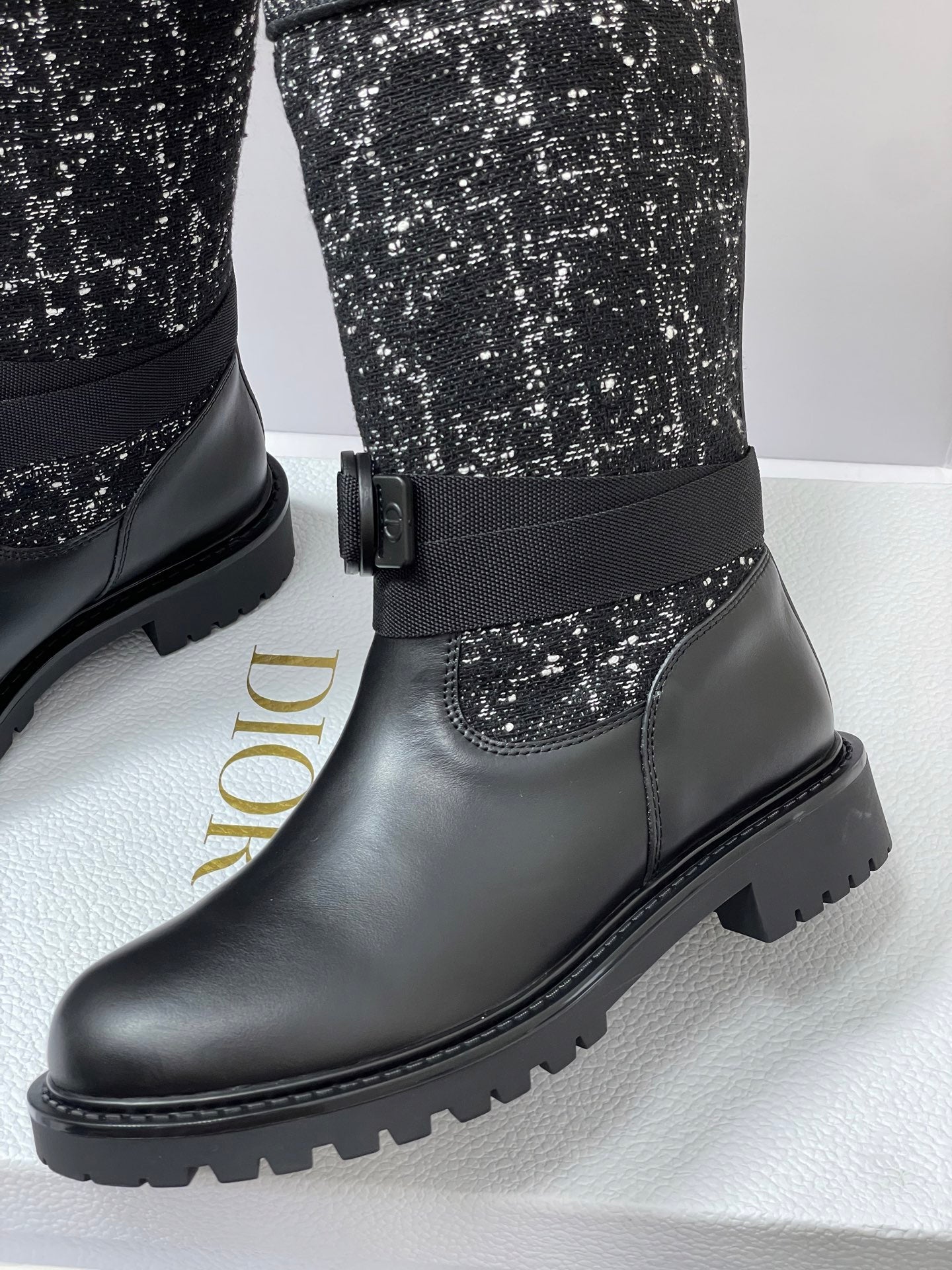 Dior D-Major Tweed Knight Boots – Autumn/Winter Collection
