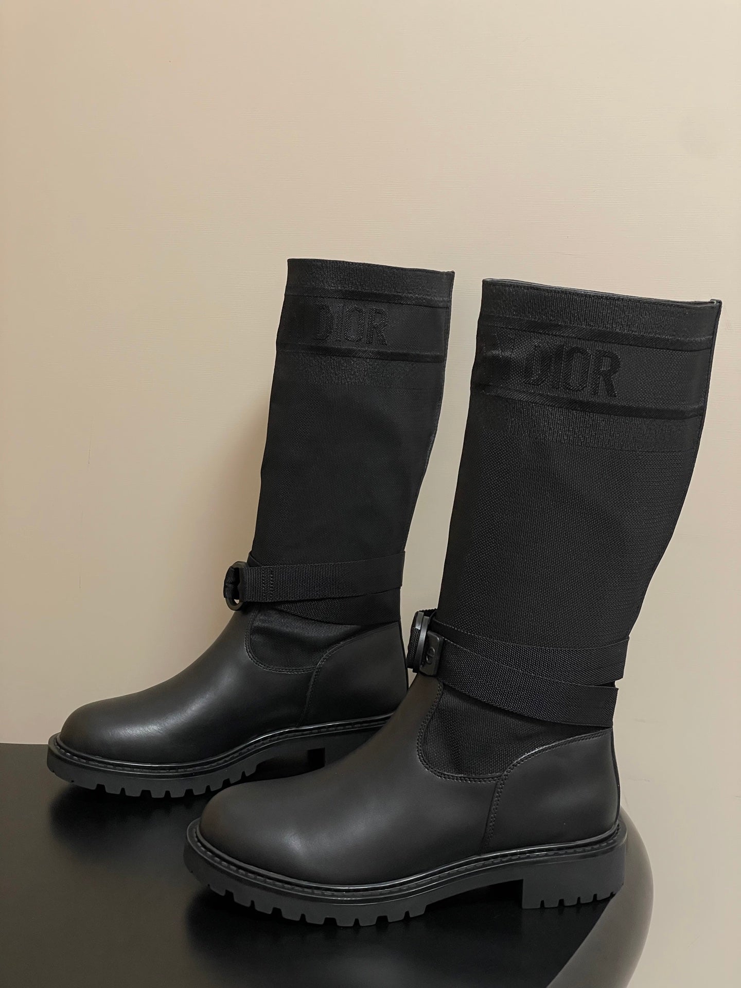 Dior D-Major Mid-Calf Combat Boots – Autumn/Winter Collection
