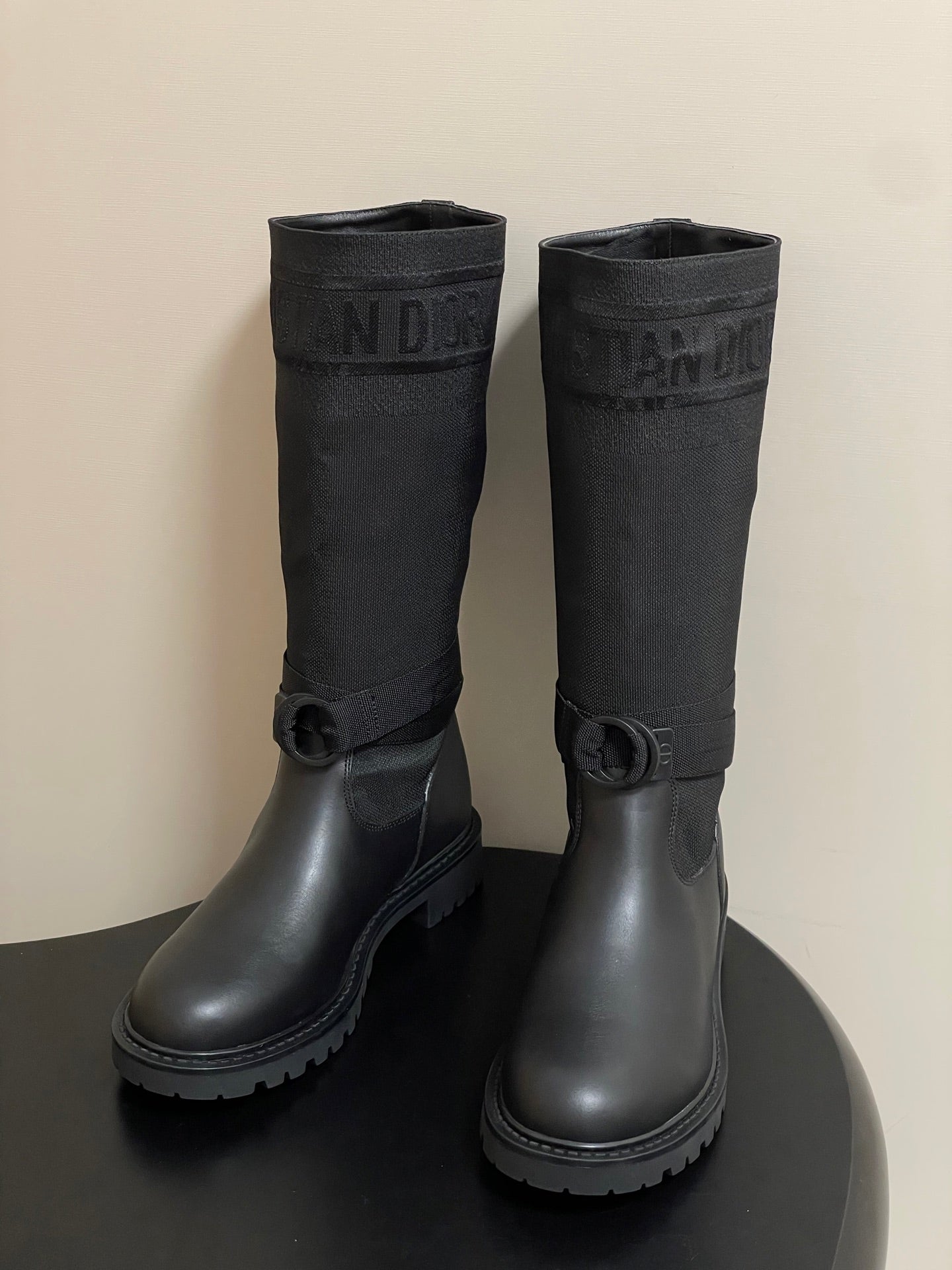 Dior D-Major Mid-Calf Combat Boots – Autumn/Winter Collection