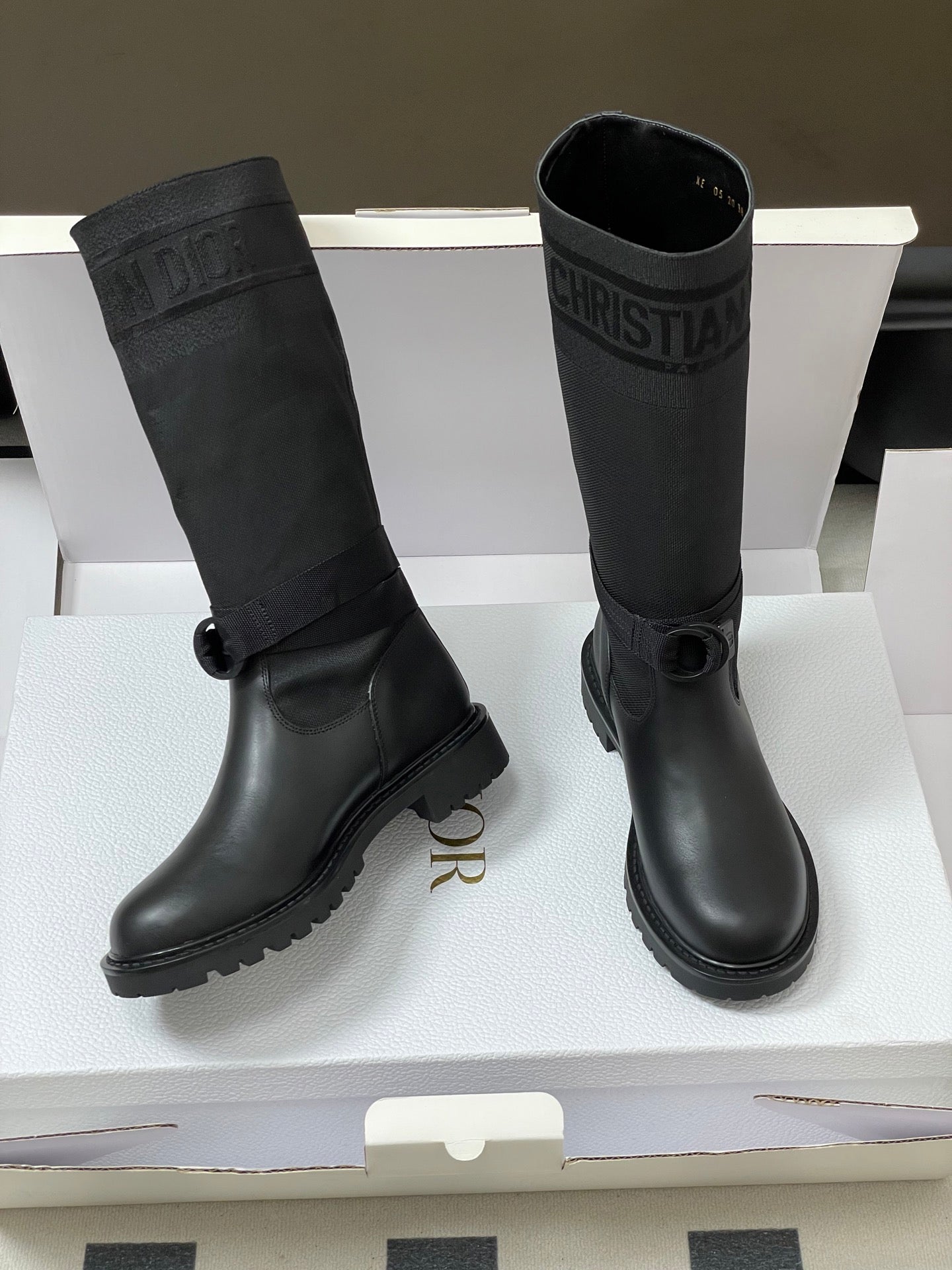 Dior D-Major Mid-Calf Combat Boots – Autumn/Winter Collection
