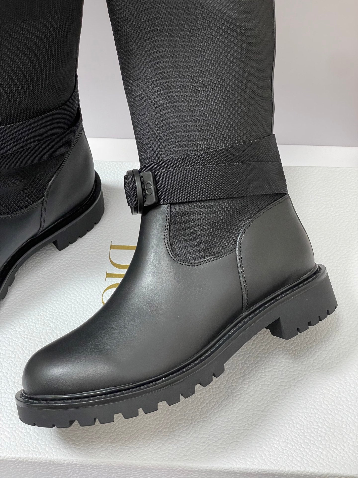 Dior D-Major Mid-Calf Combat Boots – Autumn/Winter Collection