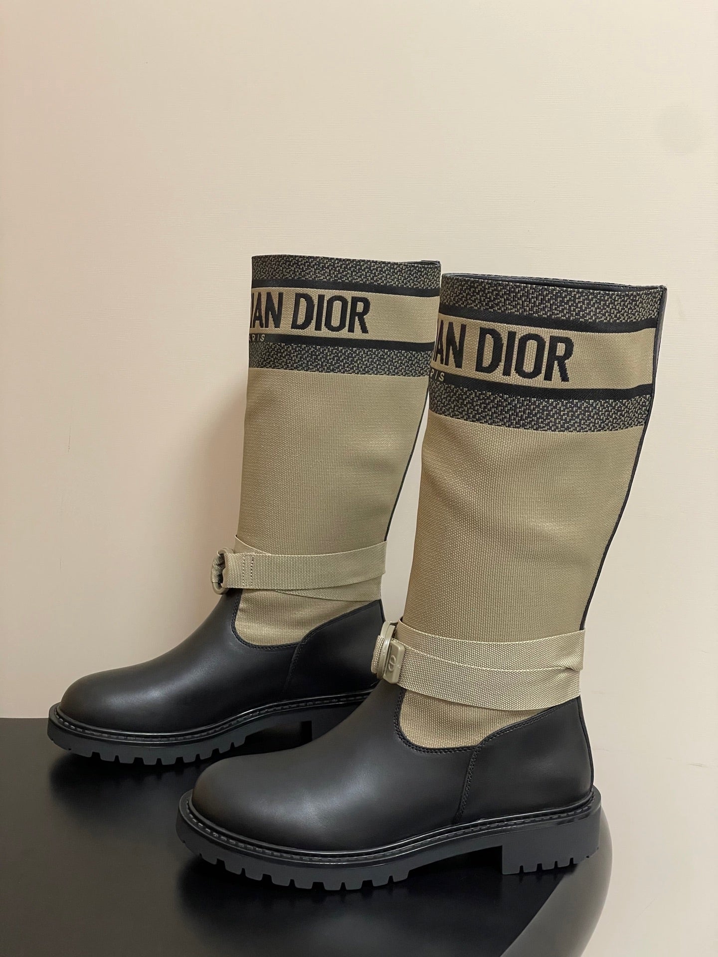Dior D-Major Mid-Calf Combat Boots – Autumn/Winter Collection