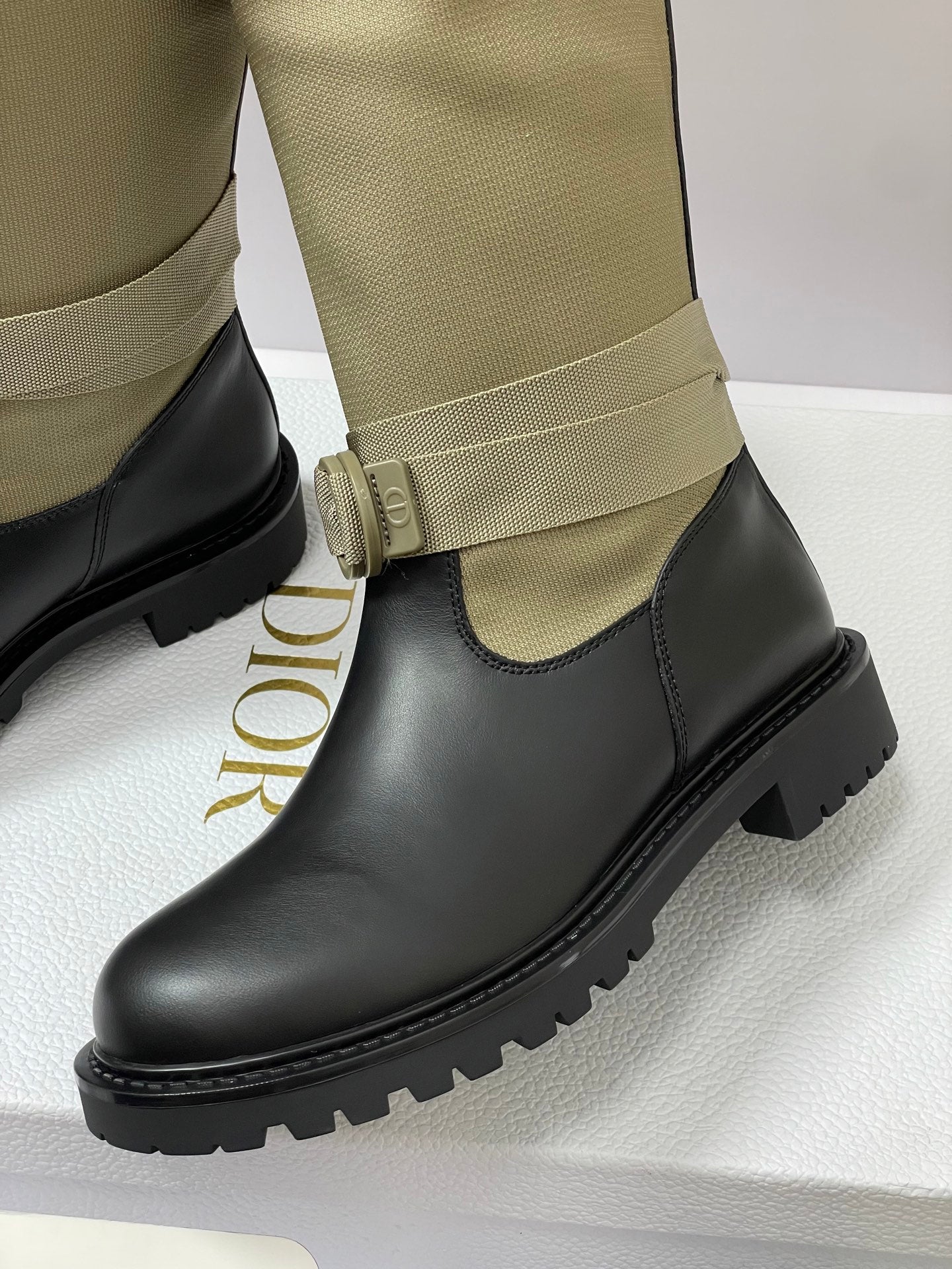 Dior D-Major Mid-Calf Combat Boots – Autumn/Winter Collection