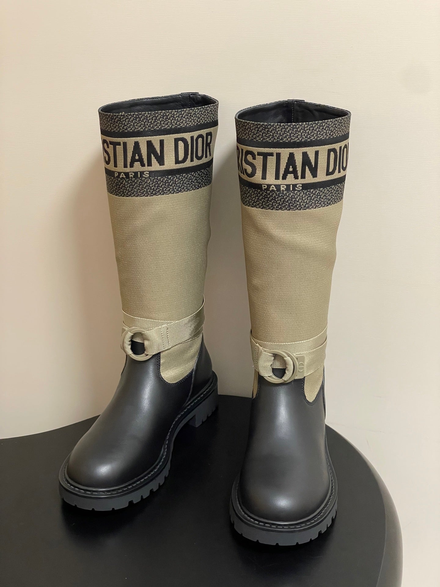 Dior D-Major Mid-Calf Combat Boots – Autumn/Winter Collection