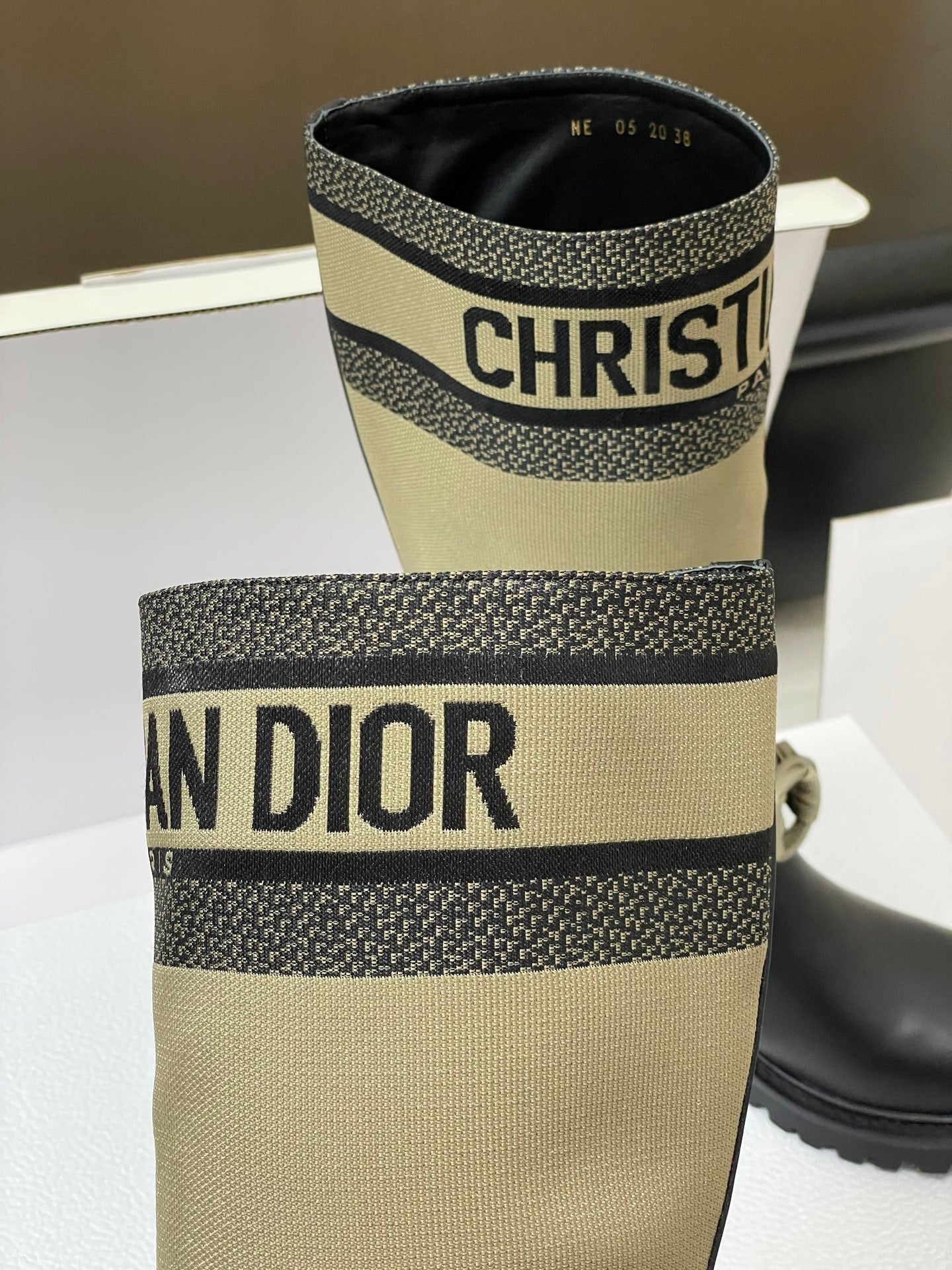 Dior D-Major Mid-Calf Combat Boots – Autumn/Winter Collection