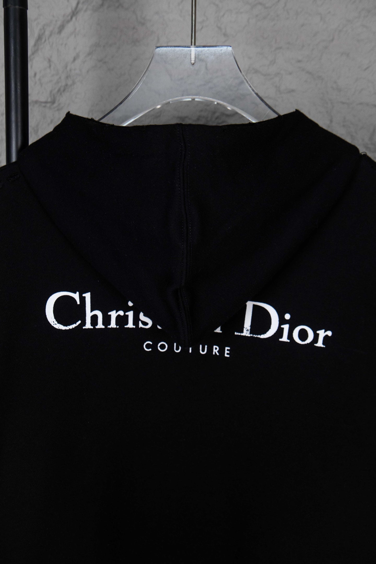 Dior Classic English Letter Hooded Sweatshirt
