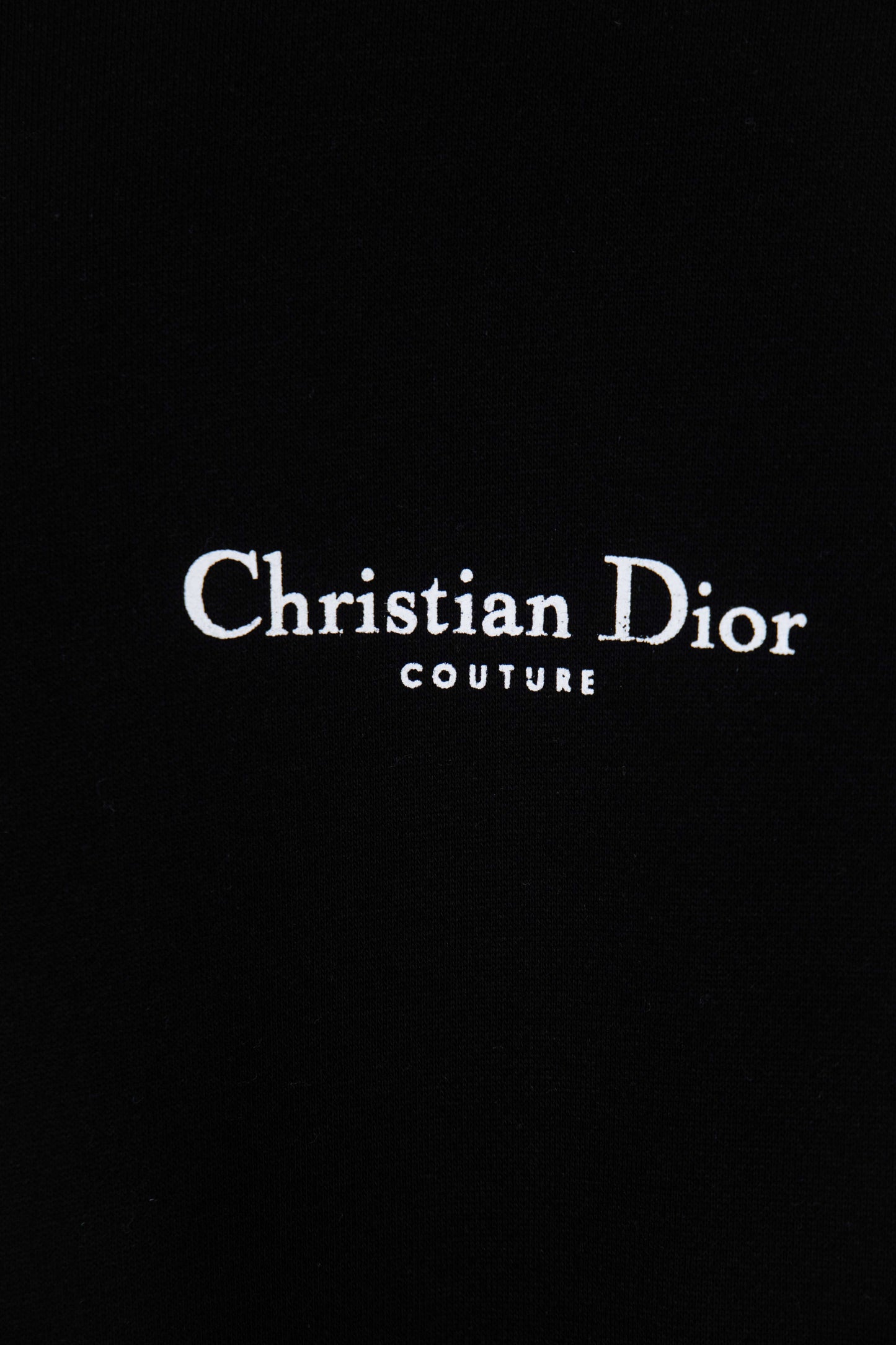 Dior Classic English Letter Hooded Sweatshirt