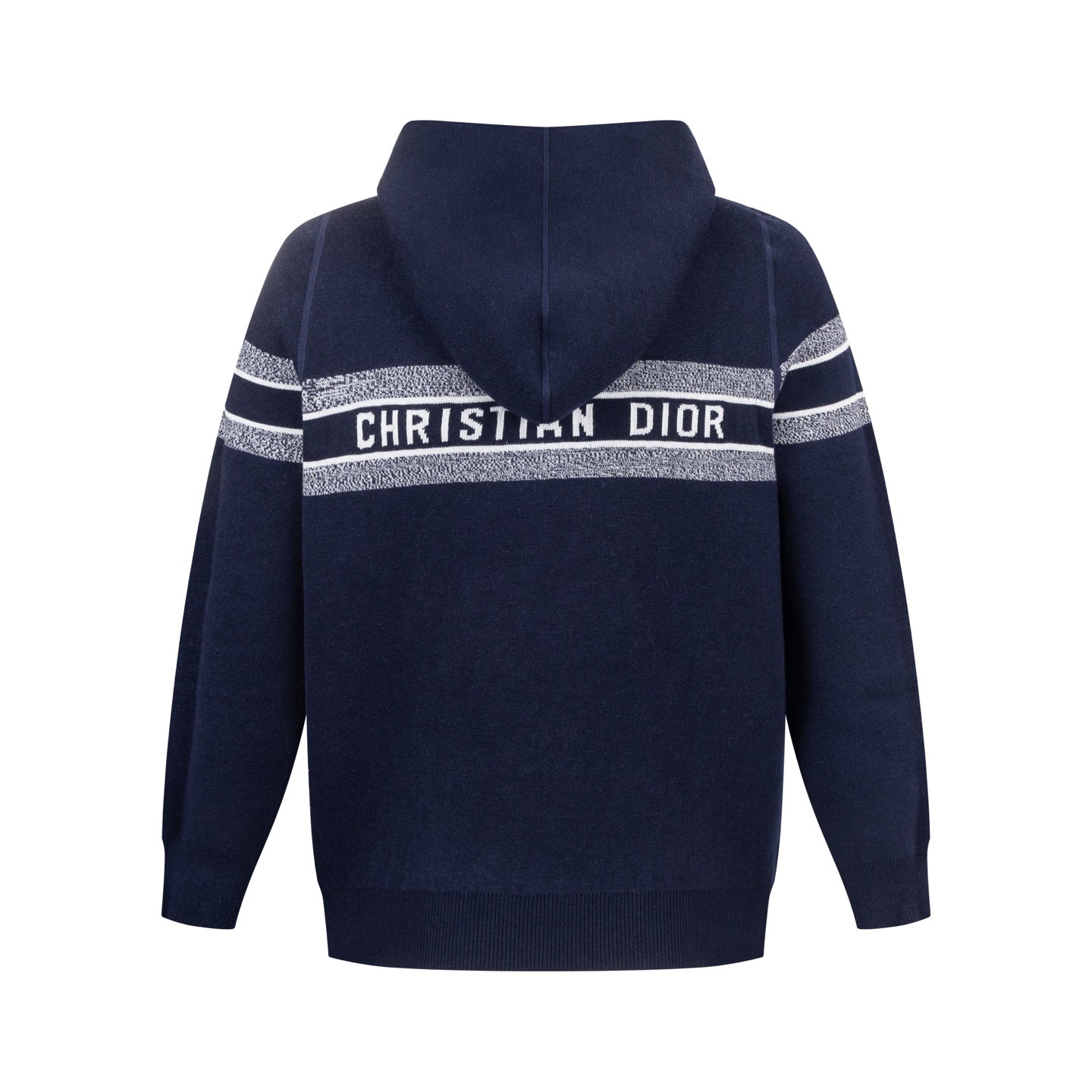 Dior Reversible Jacquard Cashmere Hooded Cardigan – 20SS