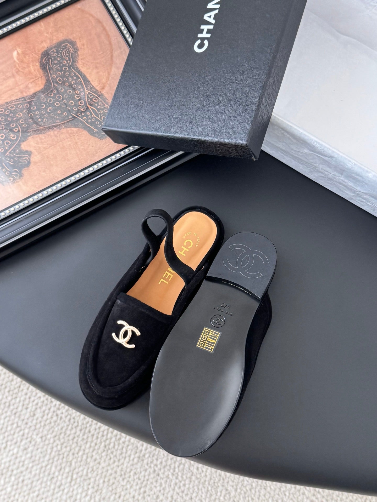 Chanel 25K Autumn/Winter Suede Mules