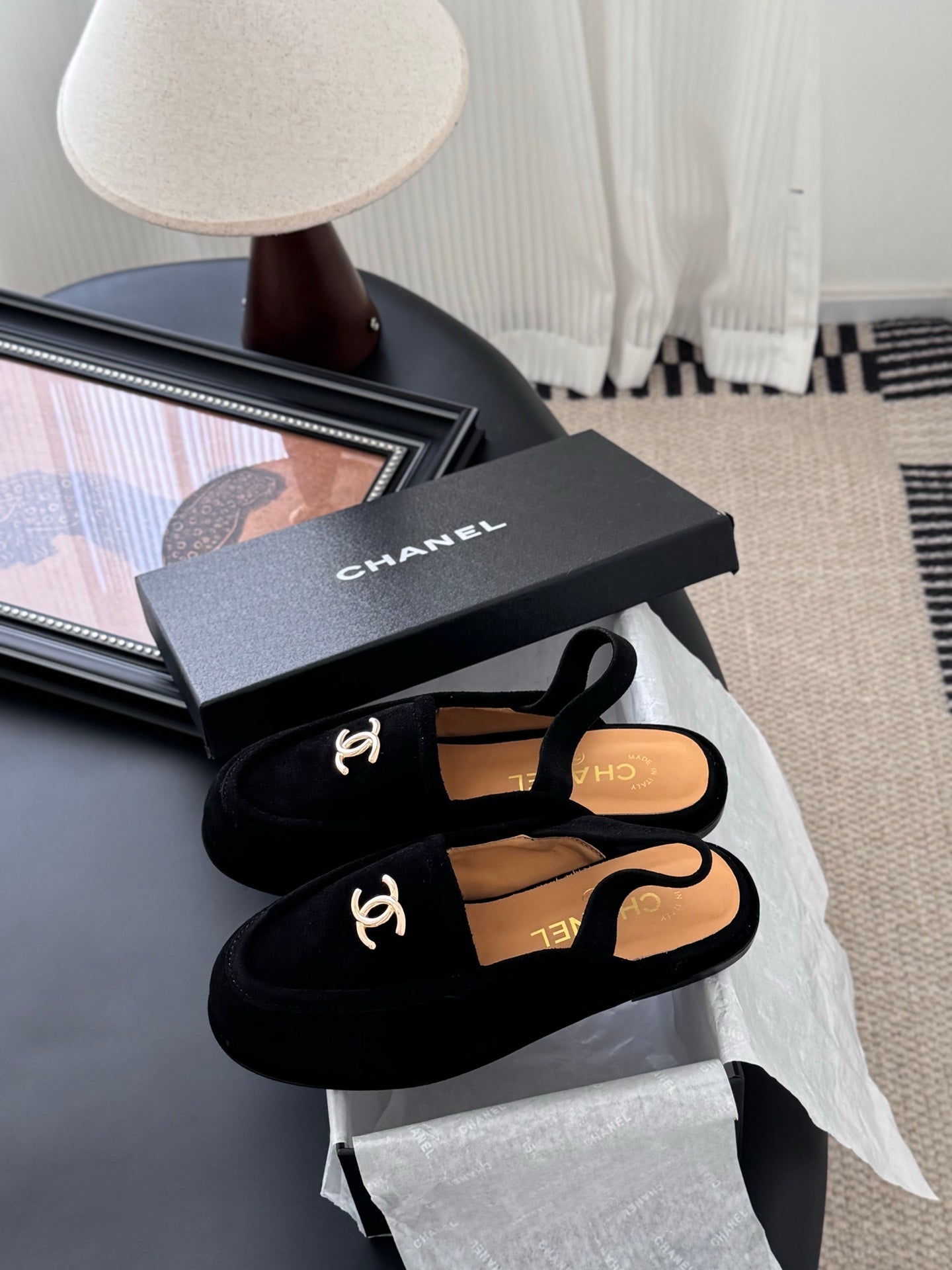 Chanel 25K Autumn/Winter Suede Mules