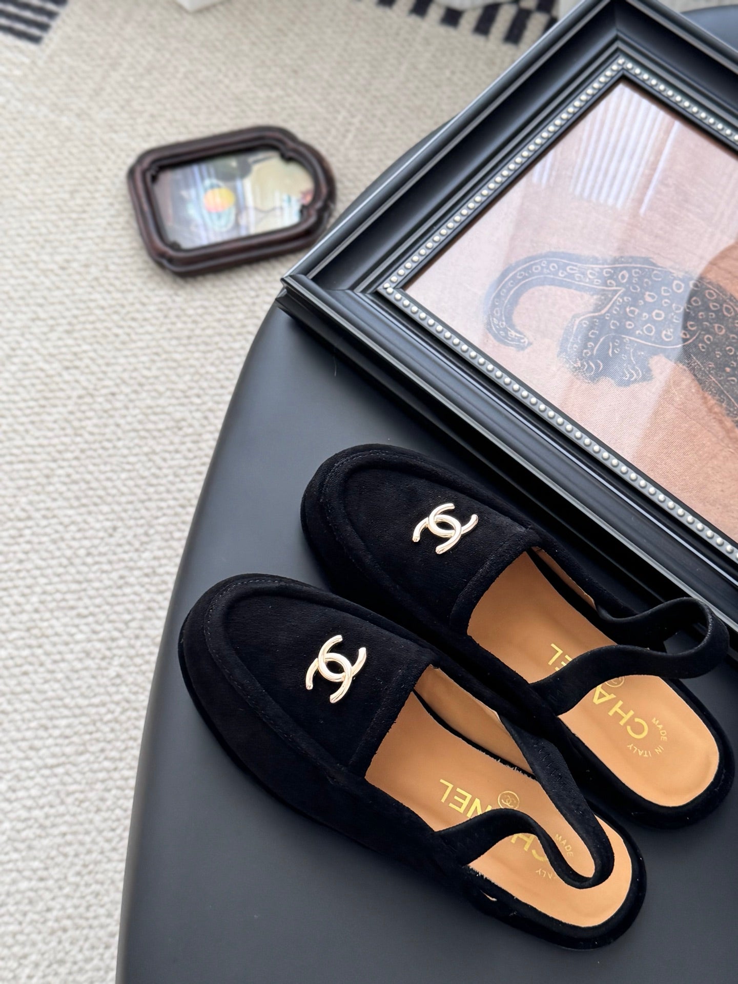 Chanel 25K Autumn/Winter Suede Mules