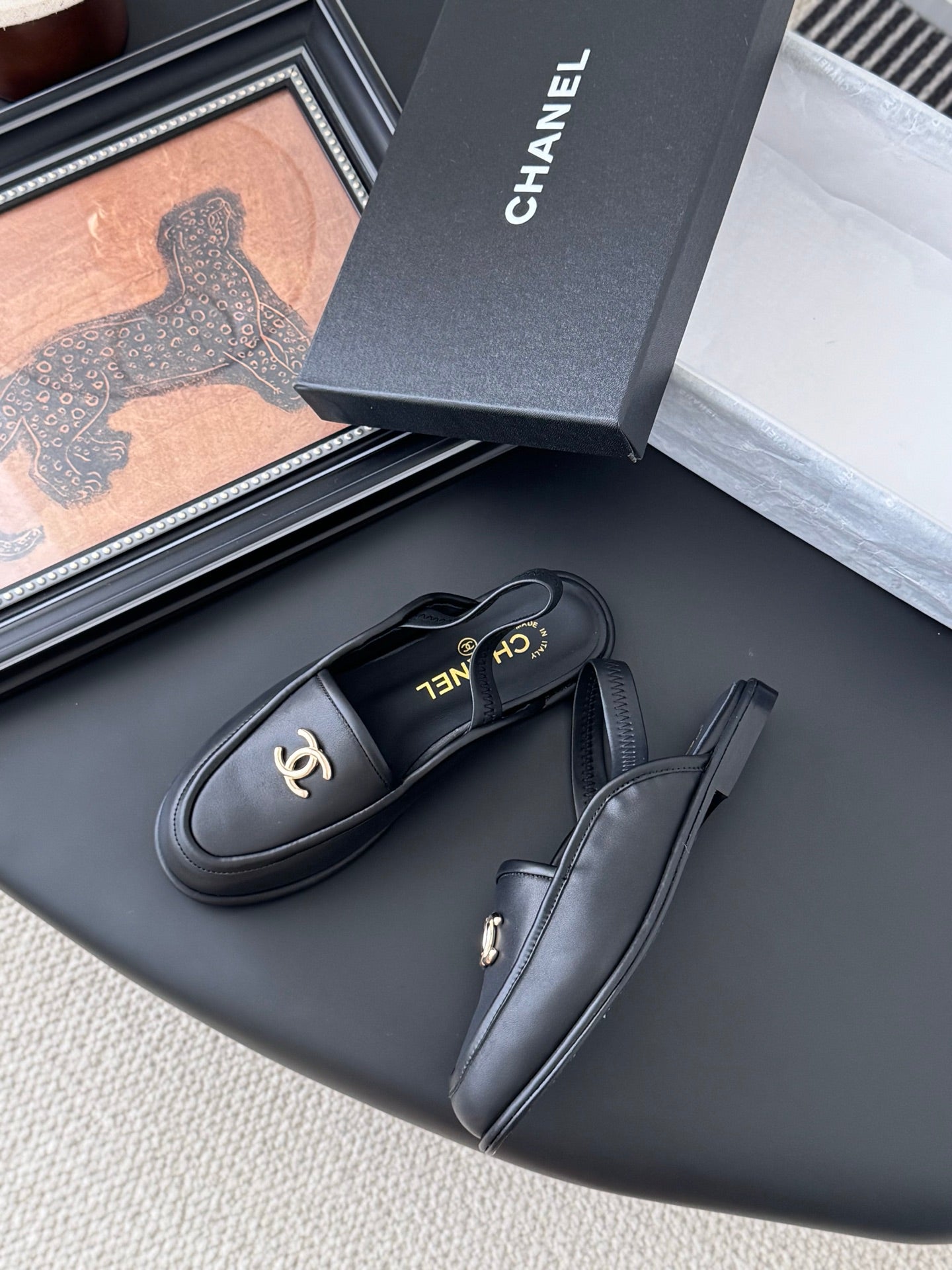Chanel 25K Autumn/Winter Suede Mules
