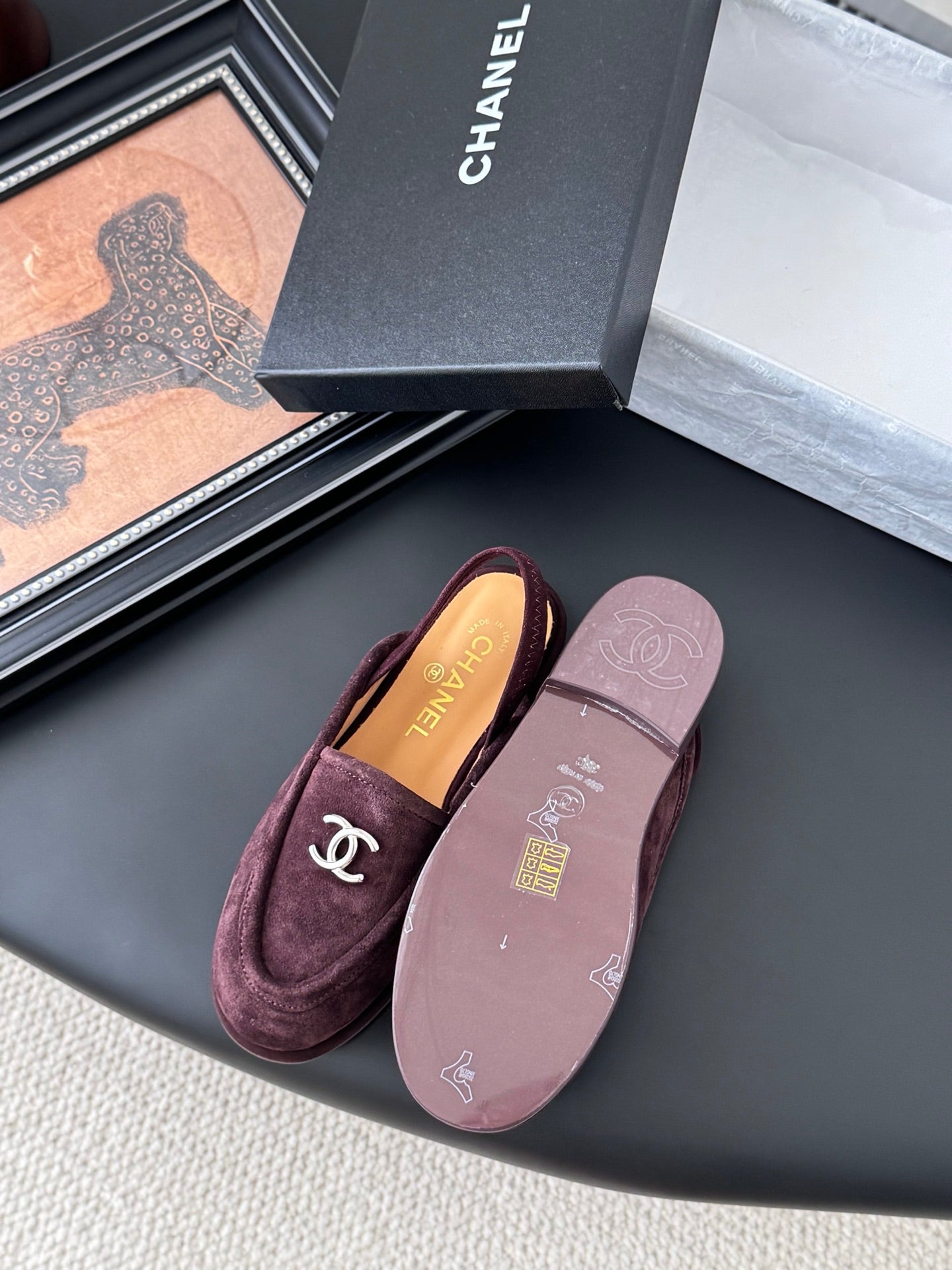 Chanel 25K Autumn/Winter Suede Mules