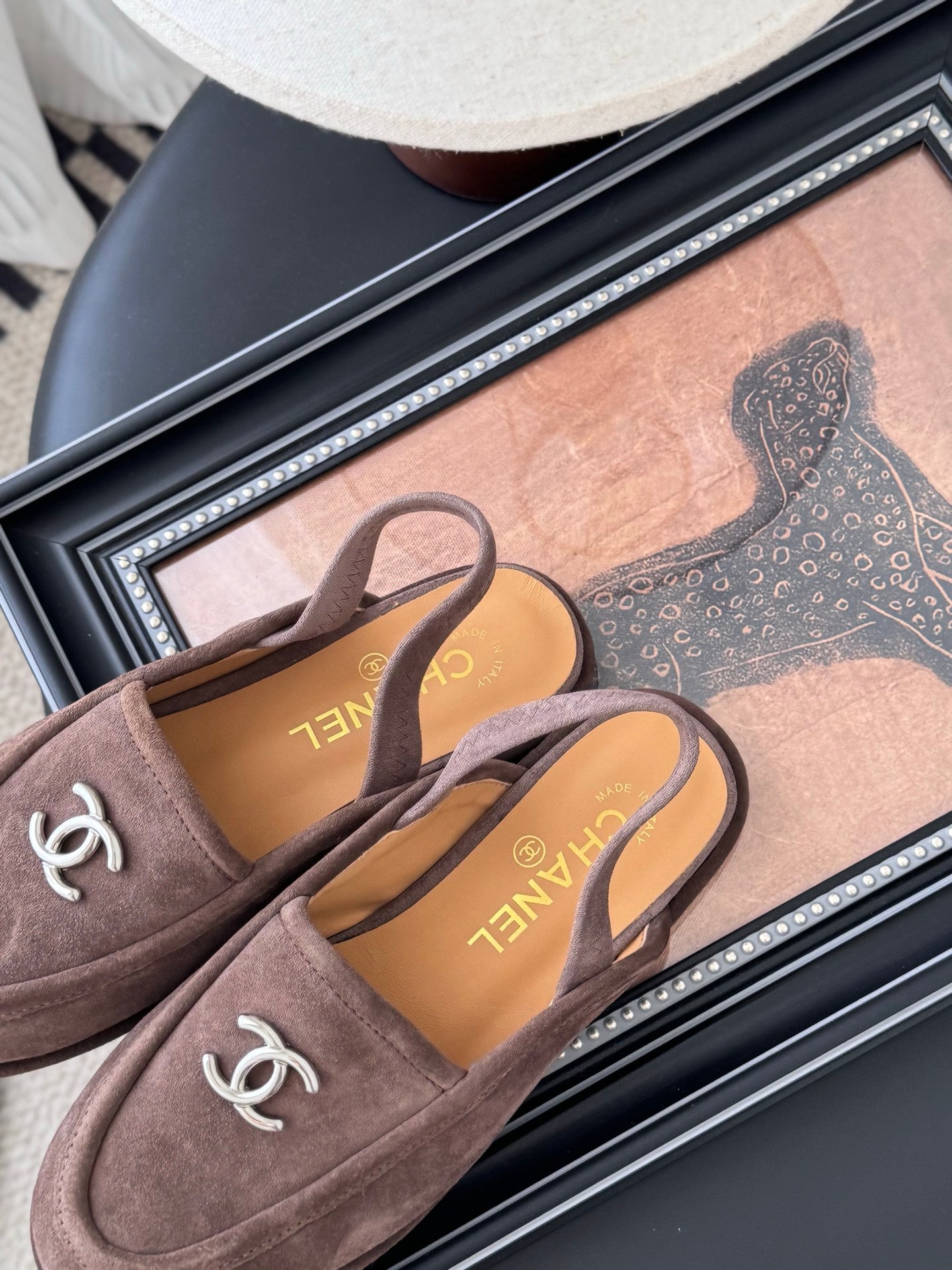 Chanel 25K Autumn/Winter Suede Mules