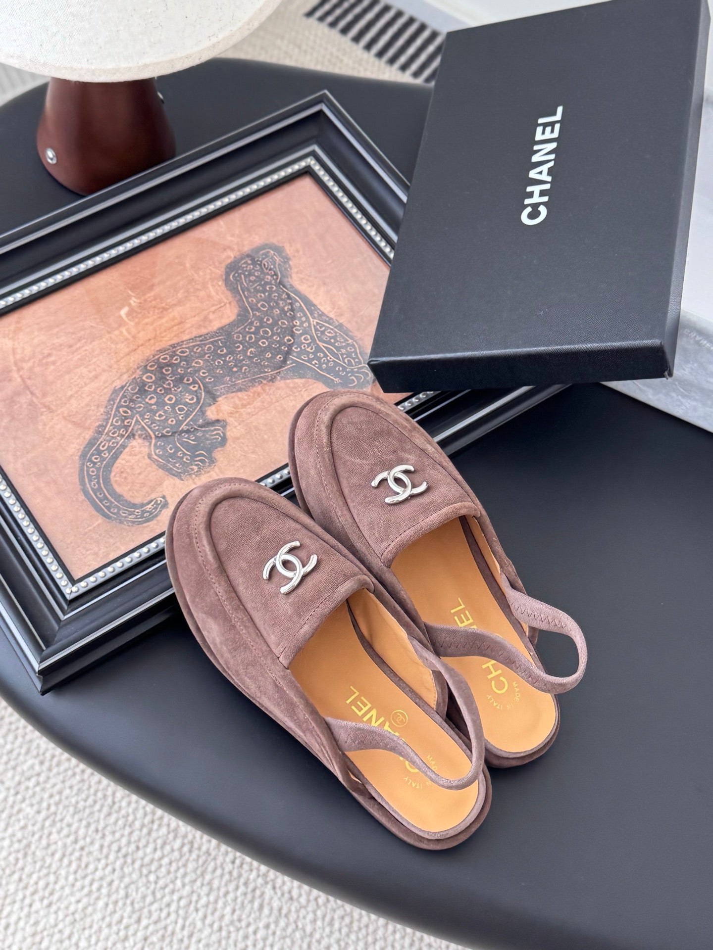 Chanel 25K Autumn/Winter Suede Mules