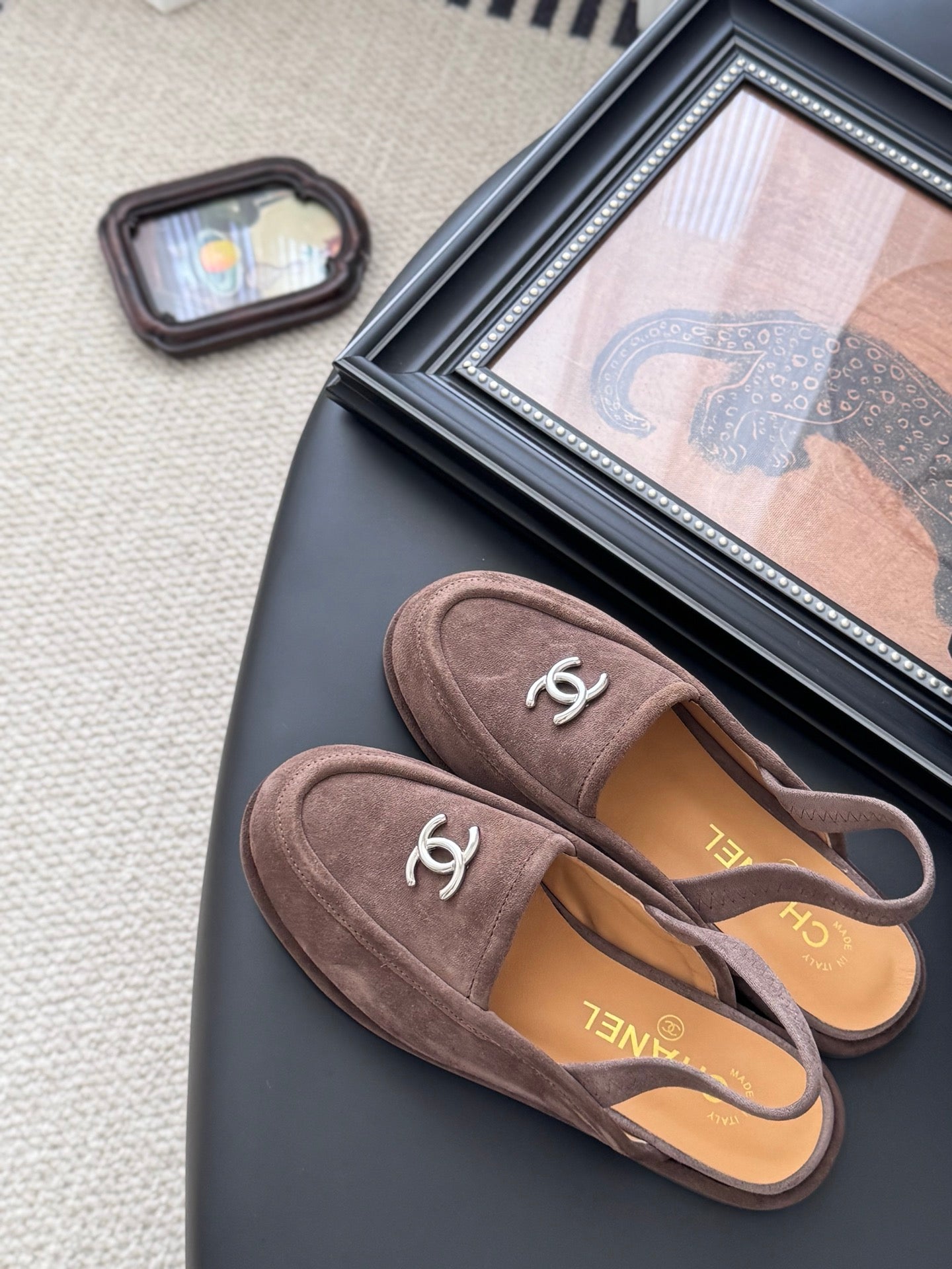 Chanel 25K Autumn/Winter Suede Mules