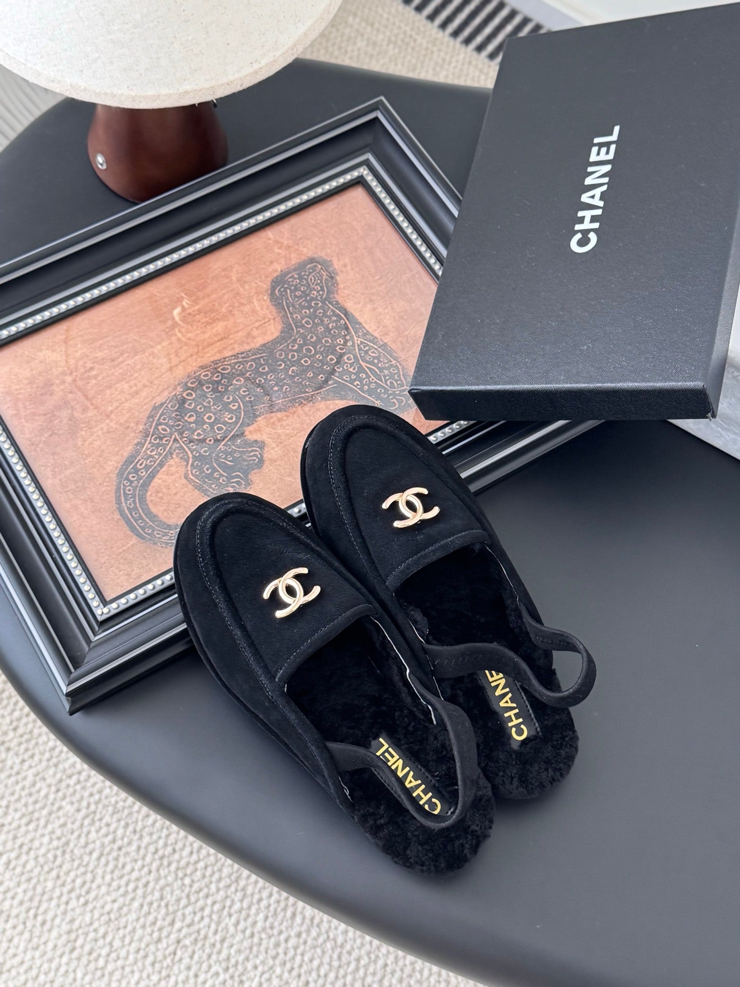 Chanel 24K Autumn/Winter Furry Mules
