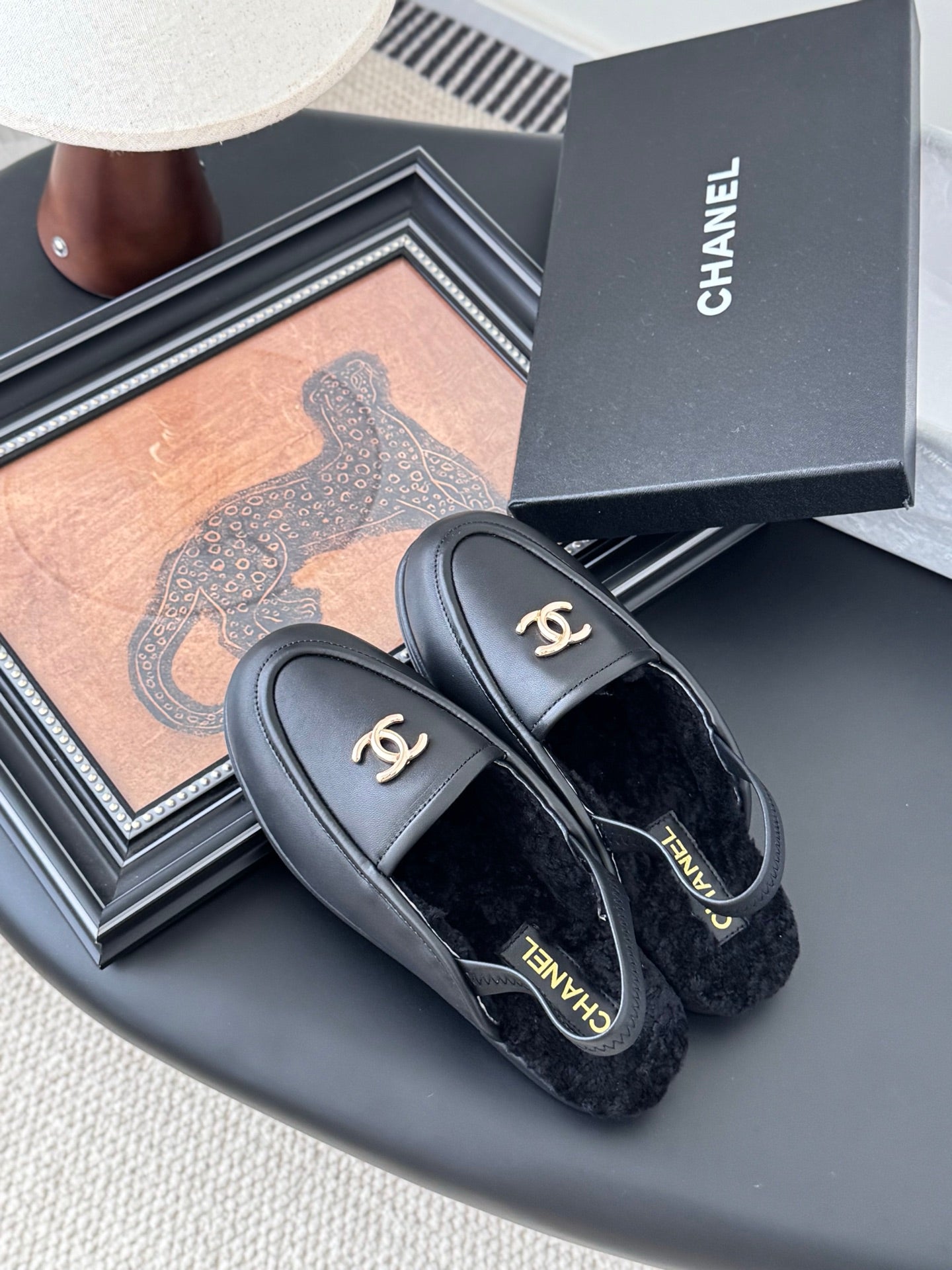 Chanel 24K Autumn/Winter Furry Mules