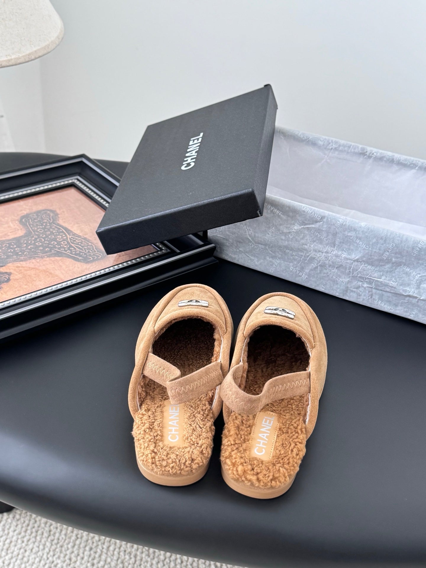 Chanel 24K Autumn/Winter Furry Mules