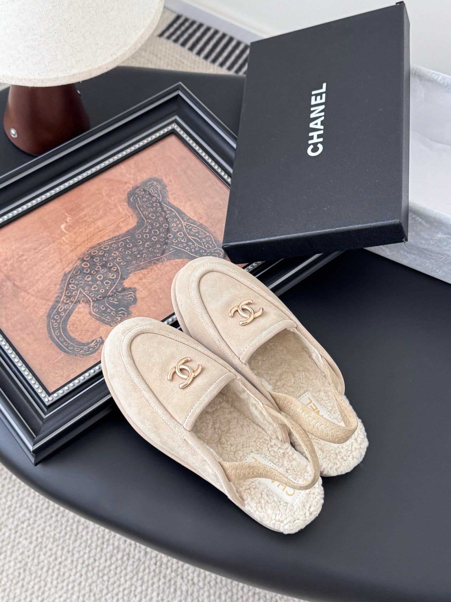 Chanel 24K Autumn/Winter Furry Mules
