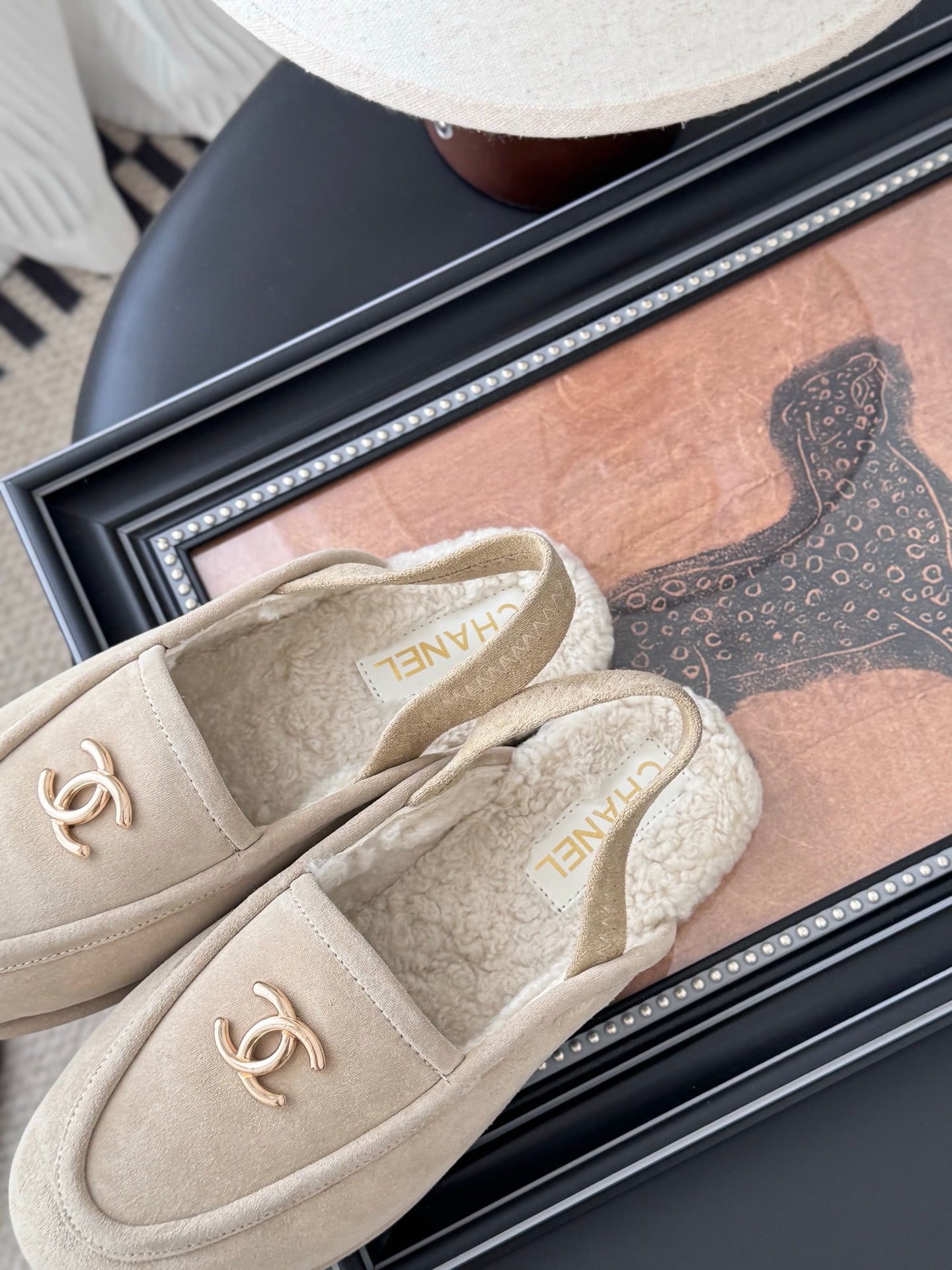 Chanel 24K Autumn/Winter Furry Mules