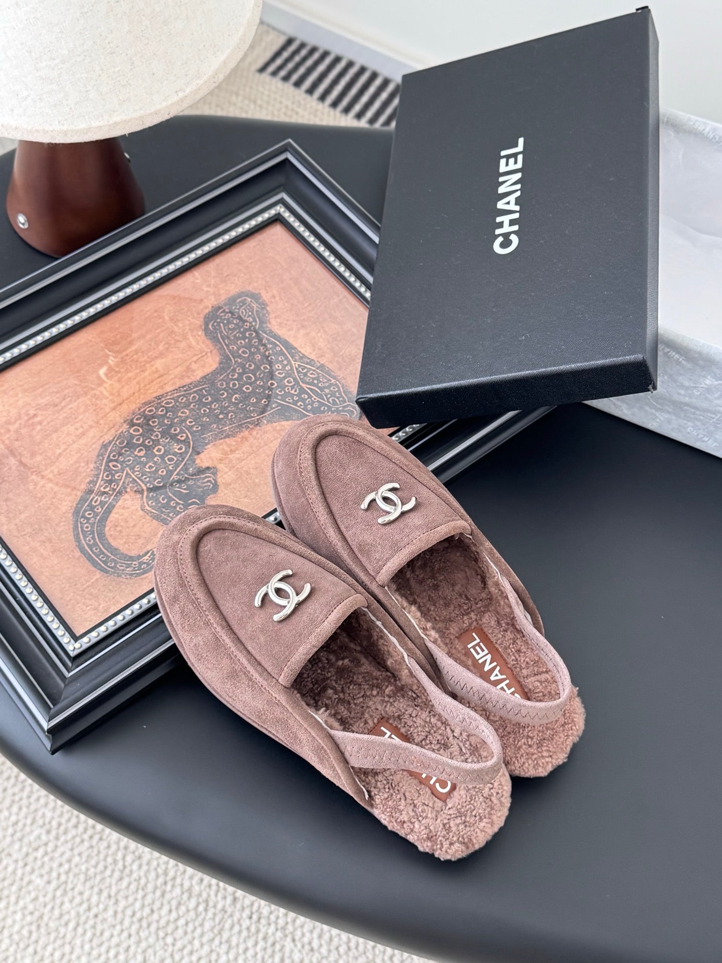 Chanel 24K Autumn/Winter Furry Mules