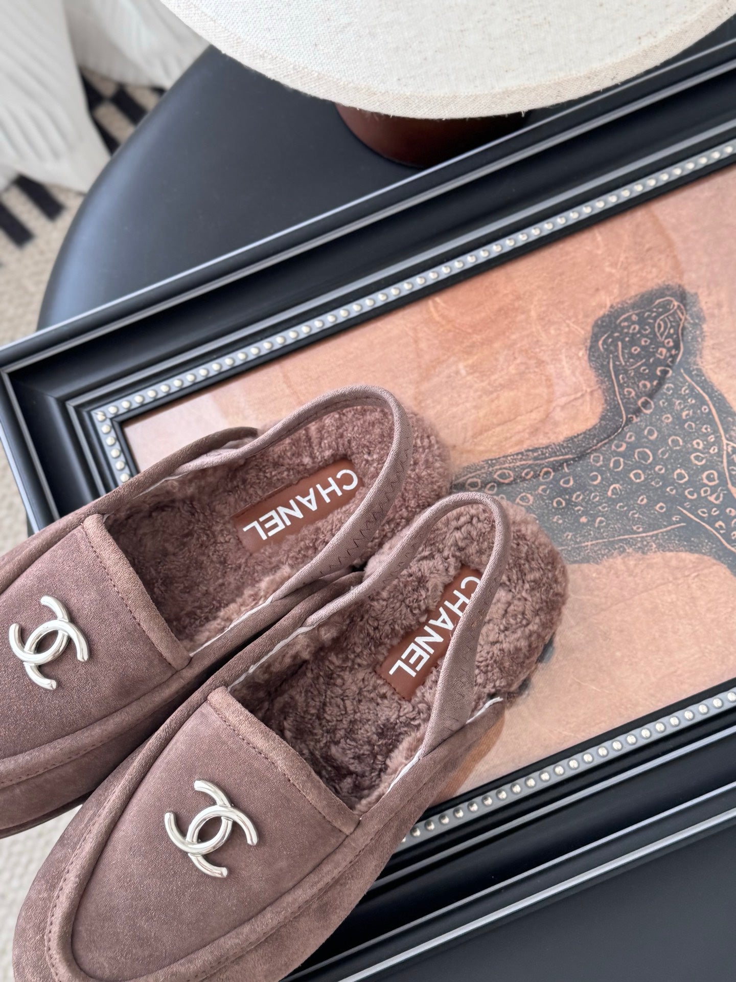 Chanel 24K Autumn/Winter Furry Mules