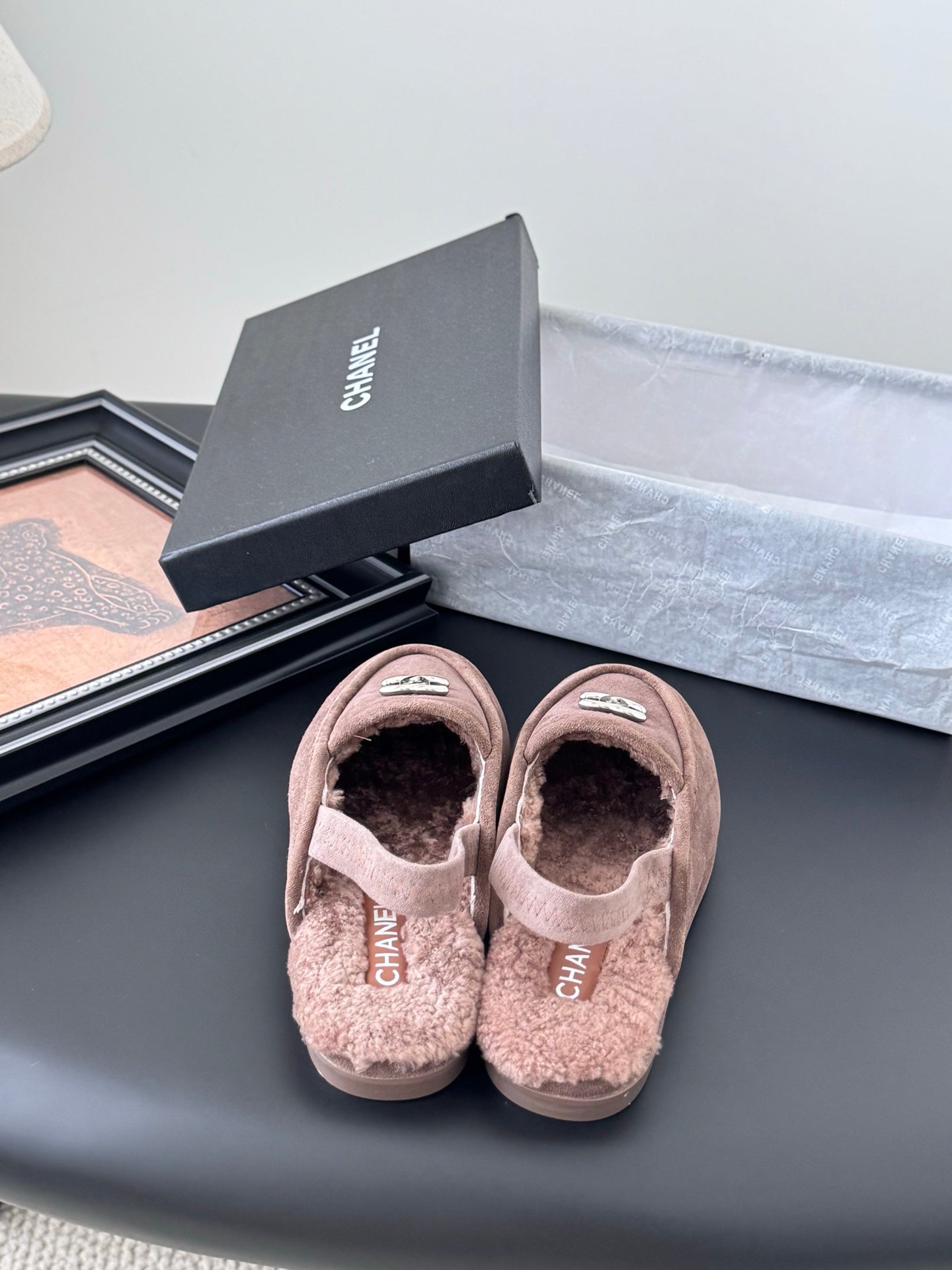 Chanel 24K Autumn/Winter Furry Mules