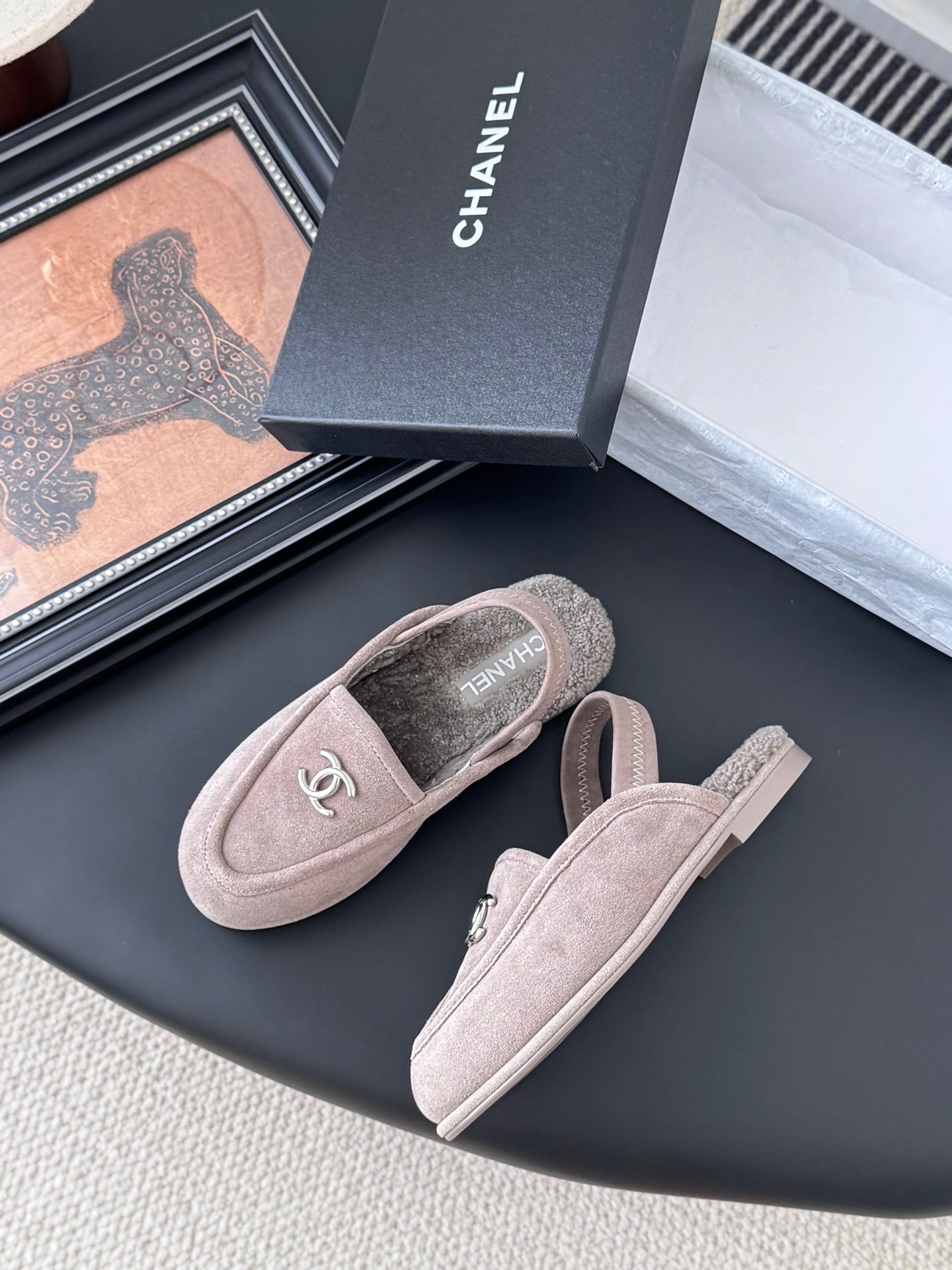Chanel 24K Autumn/Winter Furry Mules
