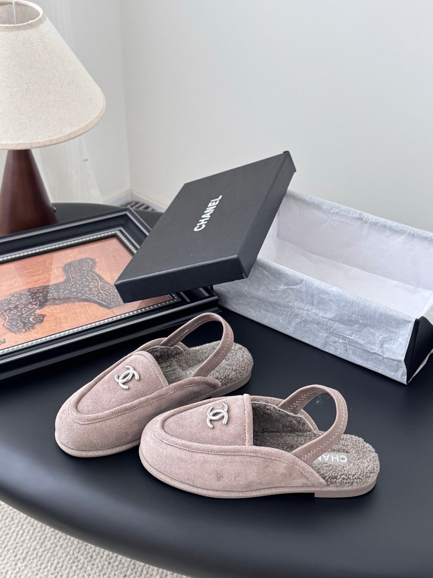 Chanel 24K Autumn/Winter Furry Mules