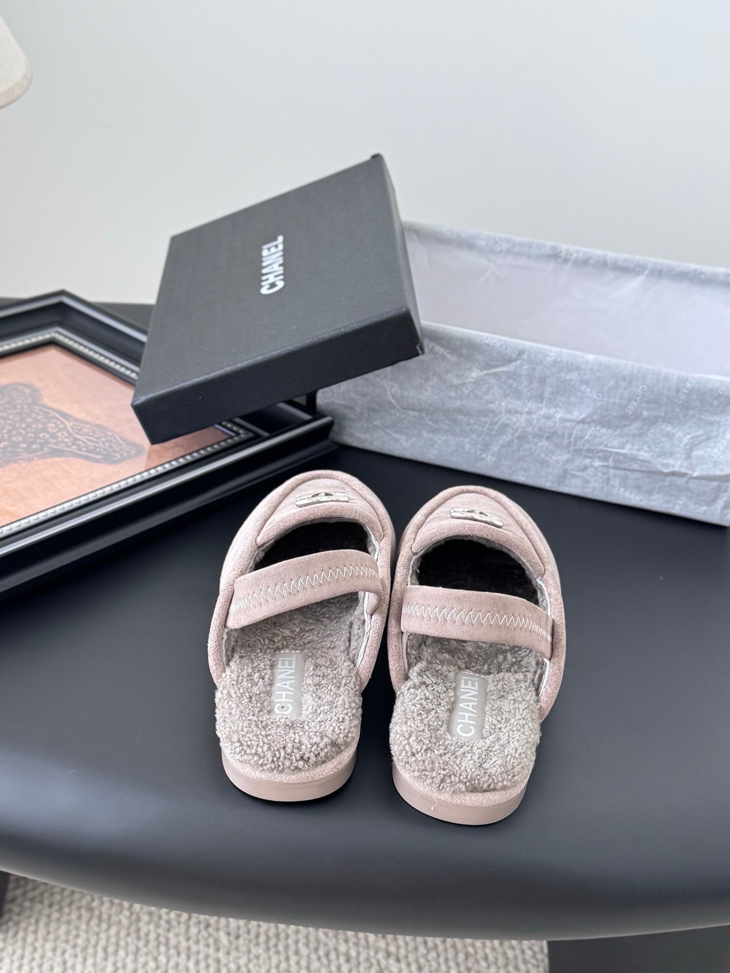 Chanel 24K Autumn/Winter Furry Mules