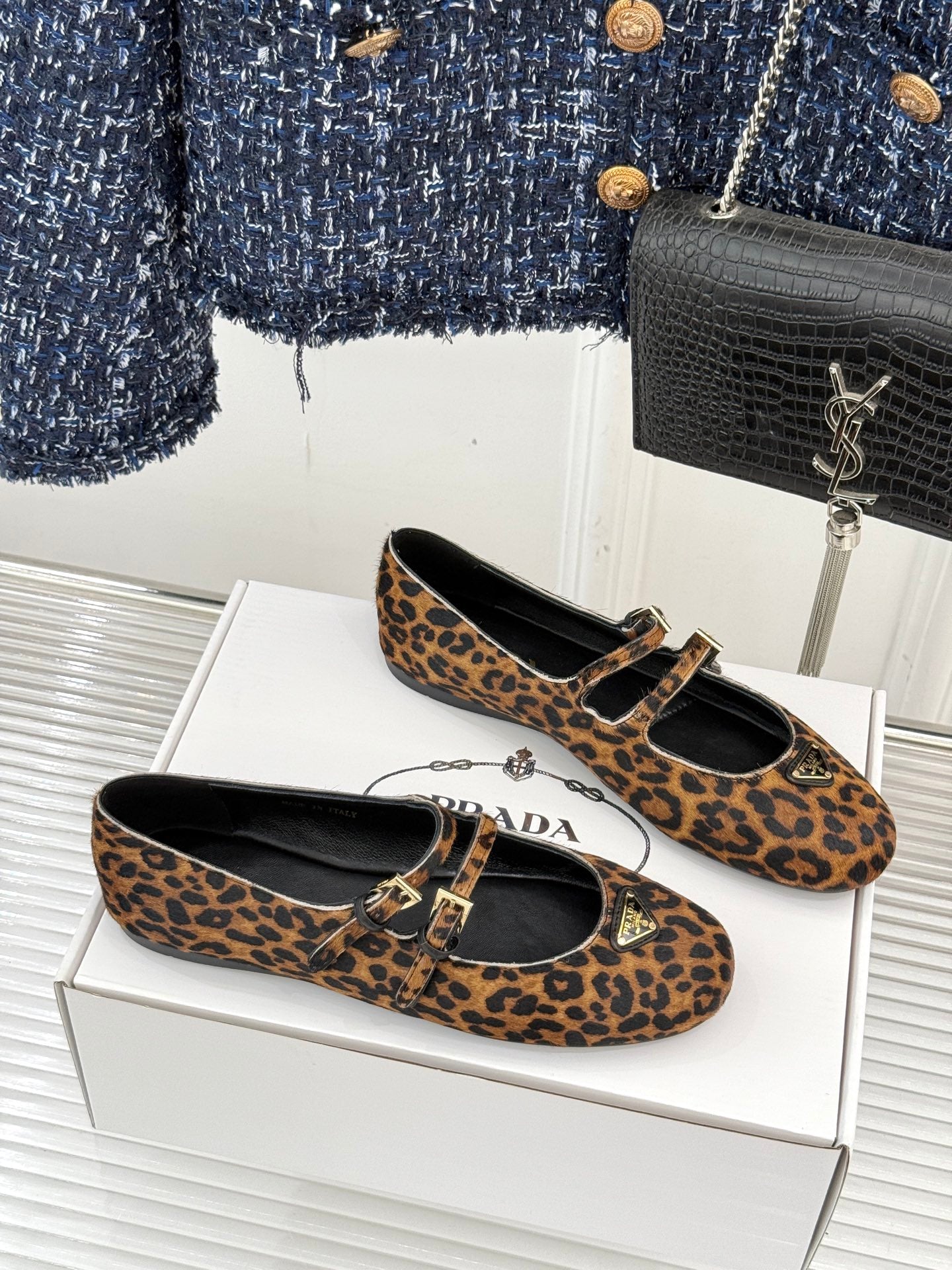 Prada Classic Mary Jane Flats