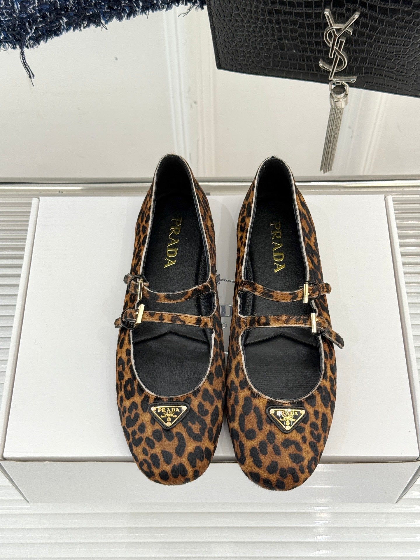 Prada Classic Mary Jane Flats