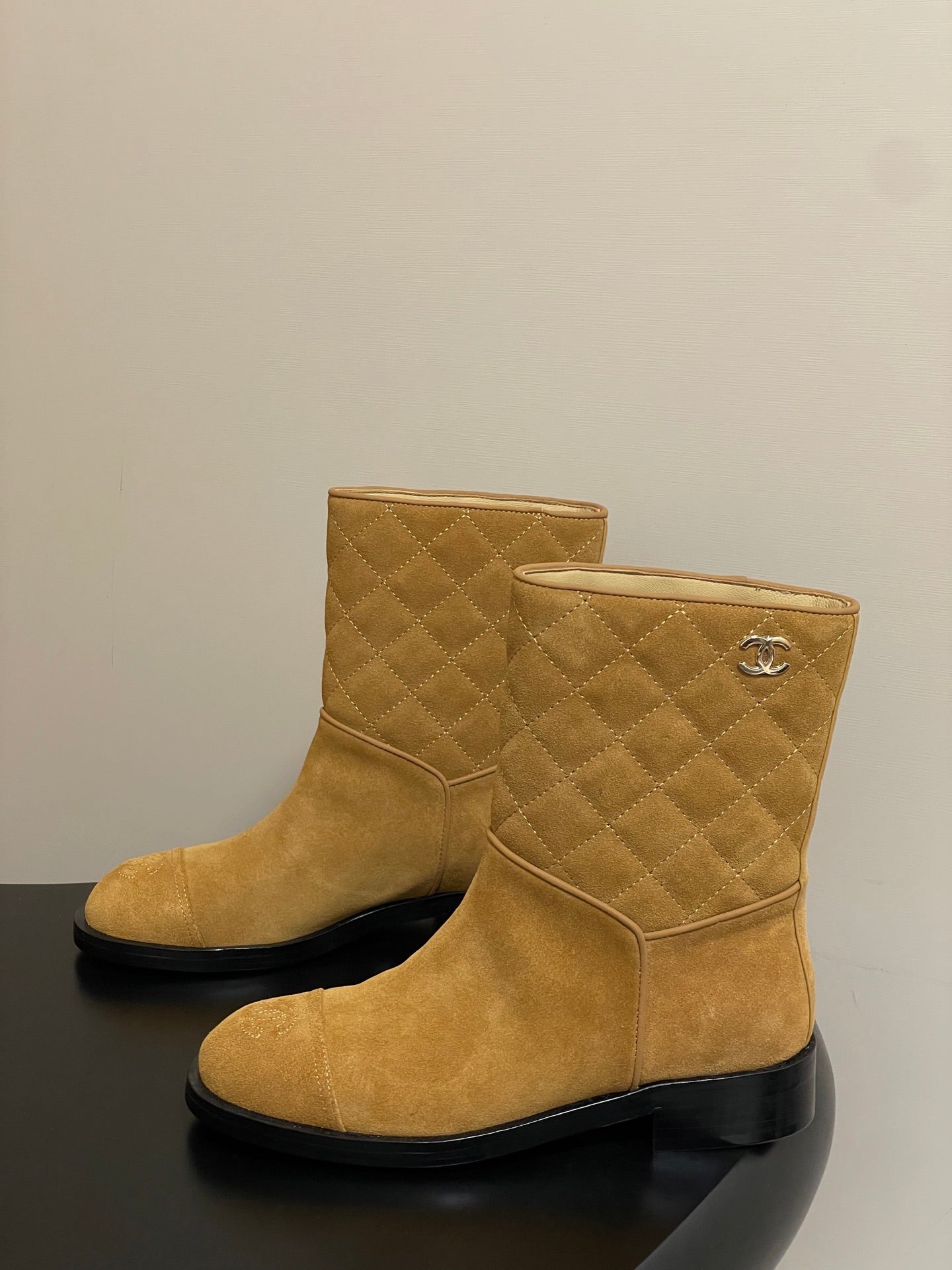Chanel Spliced Quilted Ankle Boots – 25FW