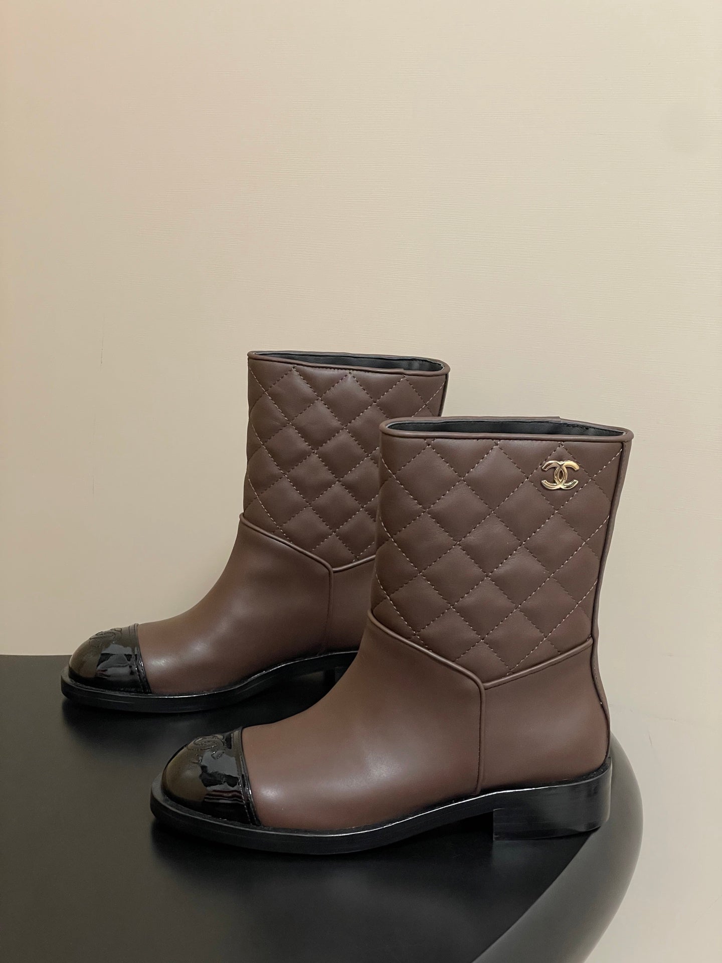 Chanel Spliced Quilted Ankle Boots – 25FW