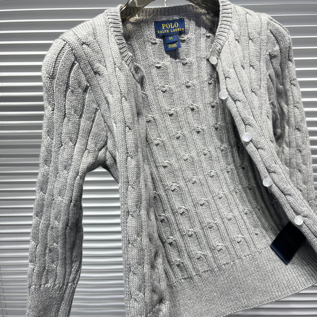 Ralph Lauren Cable Knit Cardigan – Kids Collection