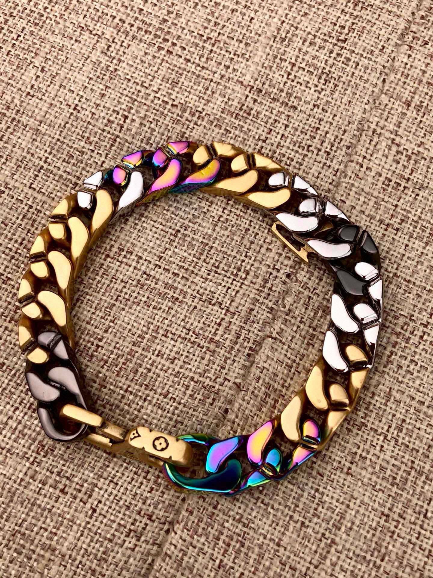 Louis Vuitton Chain Links Patches Monogram Bracelet – 2020 Autumn/Winter Collection
