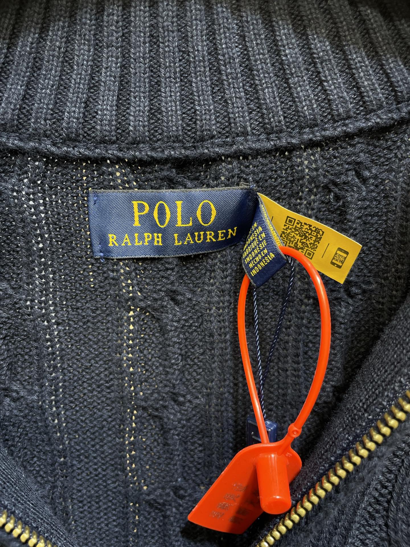 Ralph Lauren Cable Knit Half-Zip Sweater