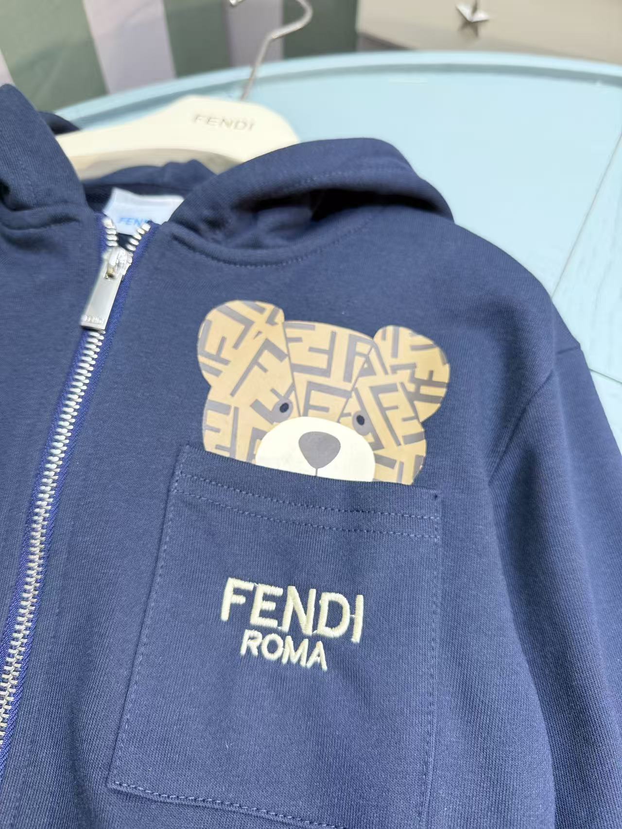 Fendi Kids Two-Piece Tracksuit Set – 2025SS