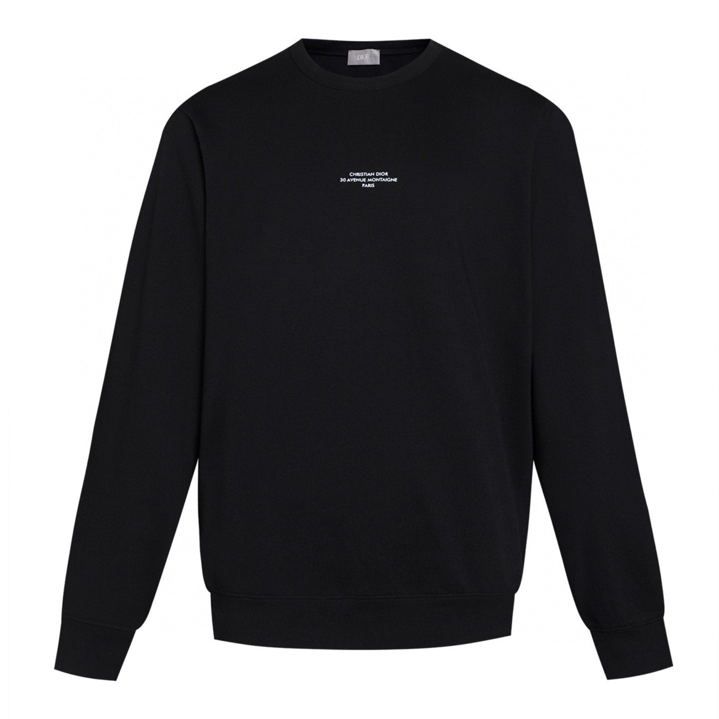 Dior Montaigne Slogan Print Crewneck Sweatshirt – 2025 Winter Collection