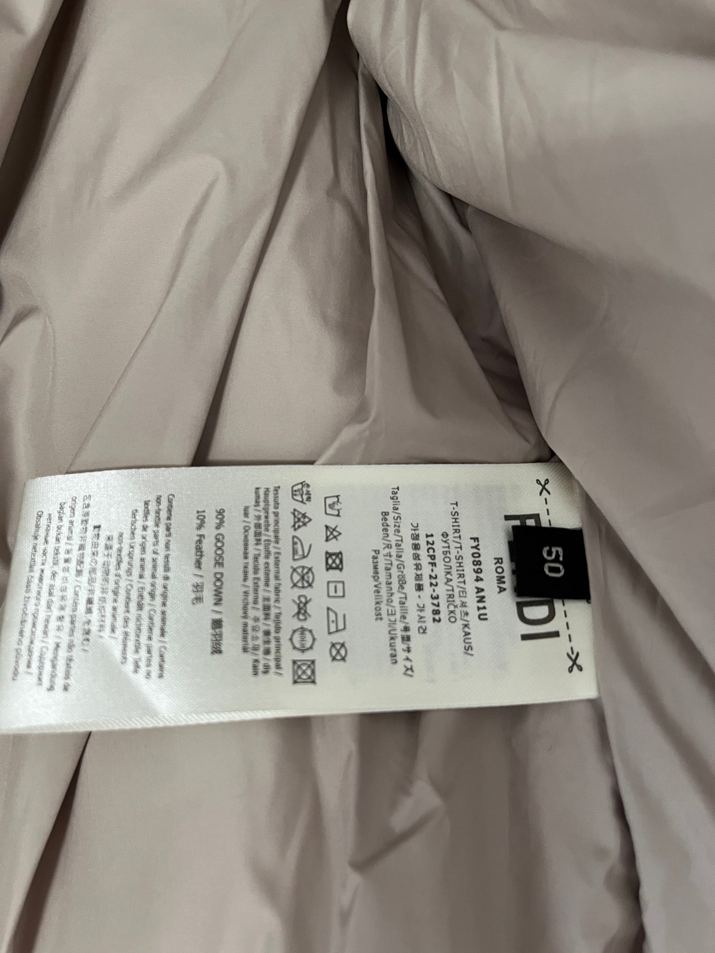 Fendi European Limited Edition Down Jacket