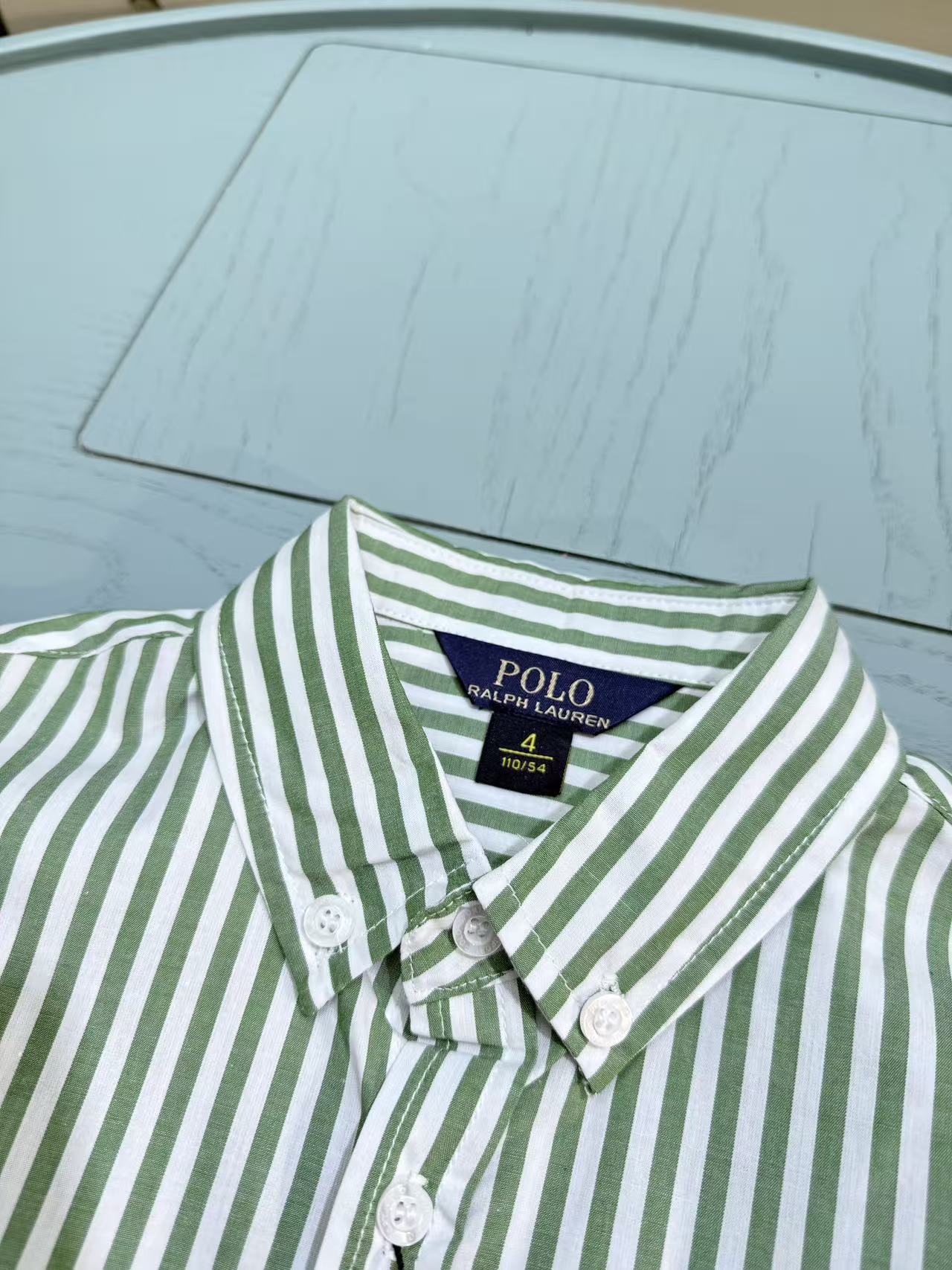 Ralph Lauren Classic Embroidered Logo Shirt – Kids Collection – 2025SS