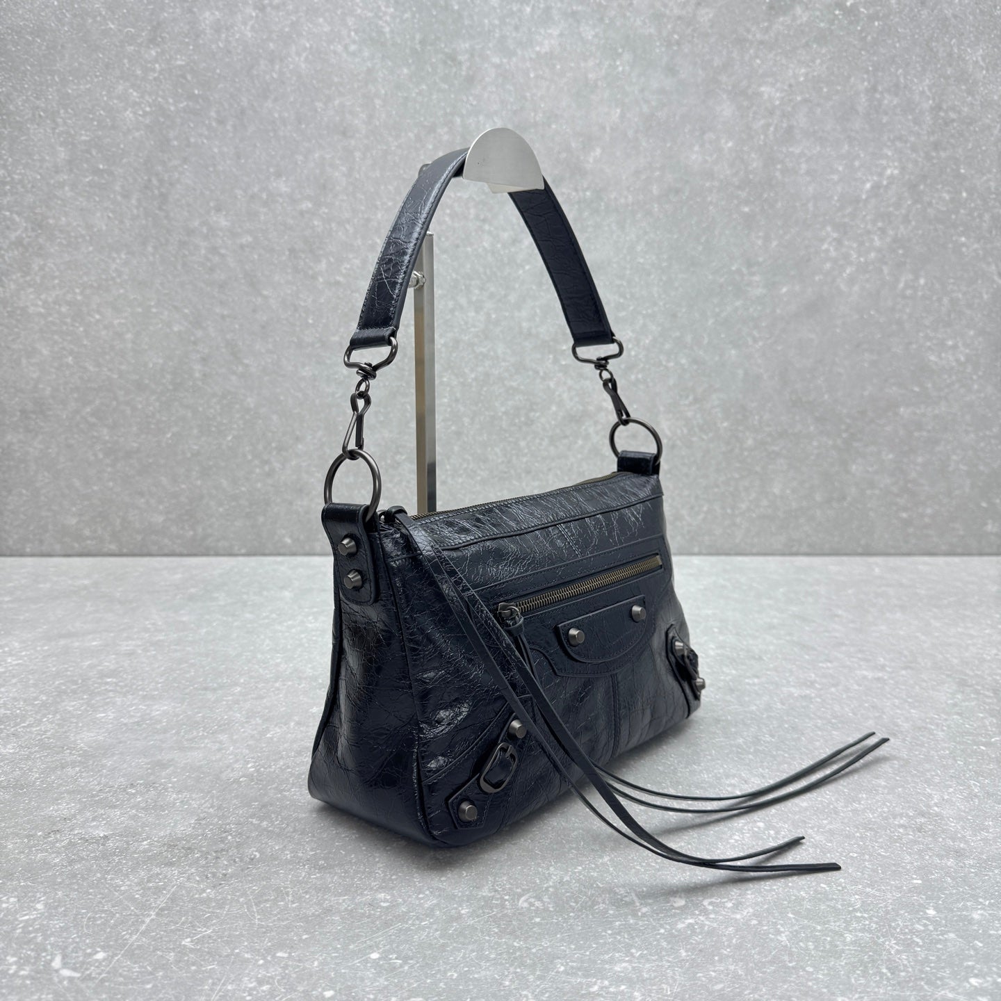 Balenciaga Le City Moto Hobo Bag – 25FW