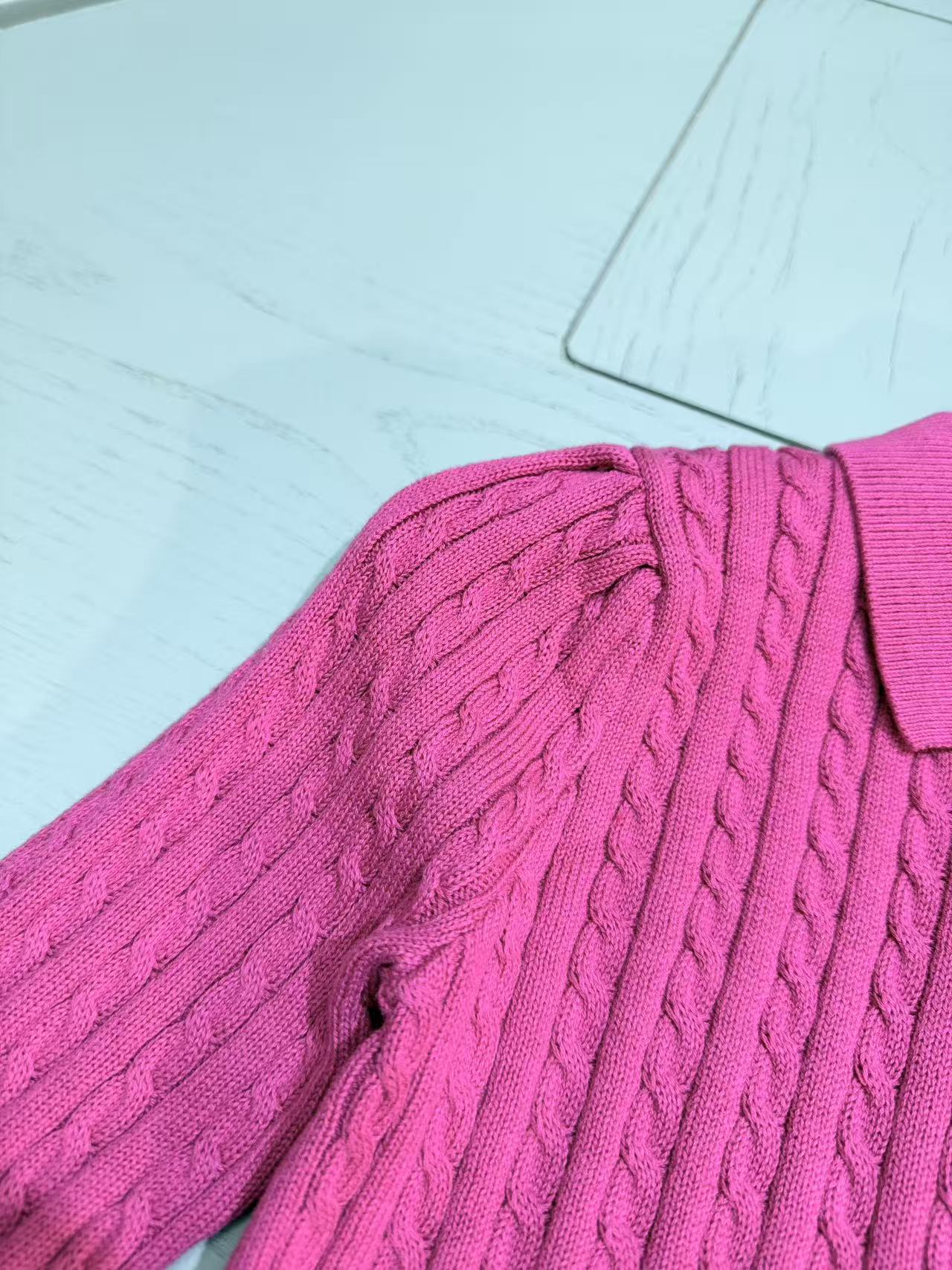 Ralph Lauren Girls' Knit Cardigan and Skirt Set – 2025SS