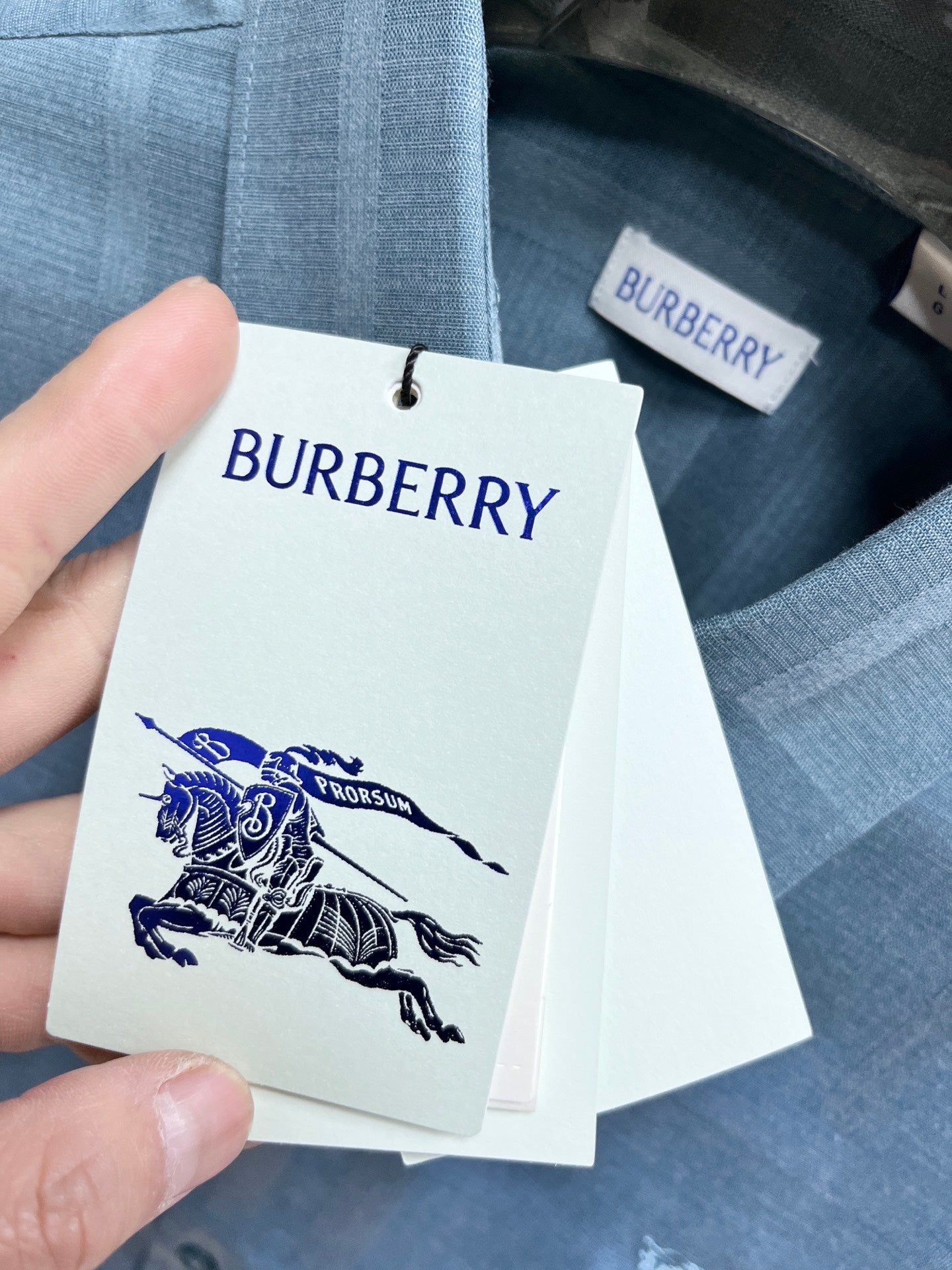 Burberry Men's Casual Long Sleeve Shirt – Autumn/Winter Collection