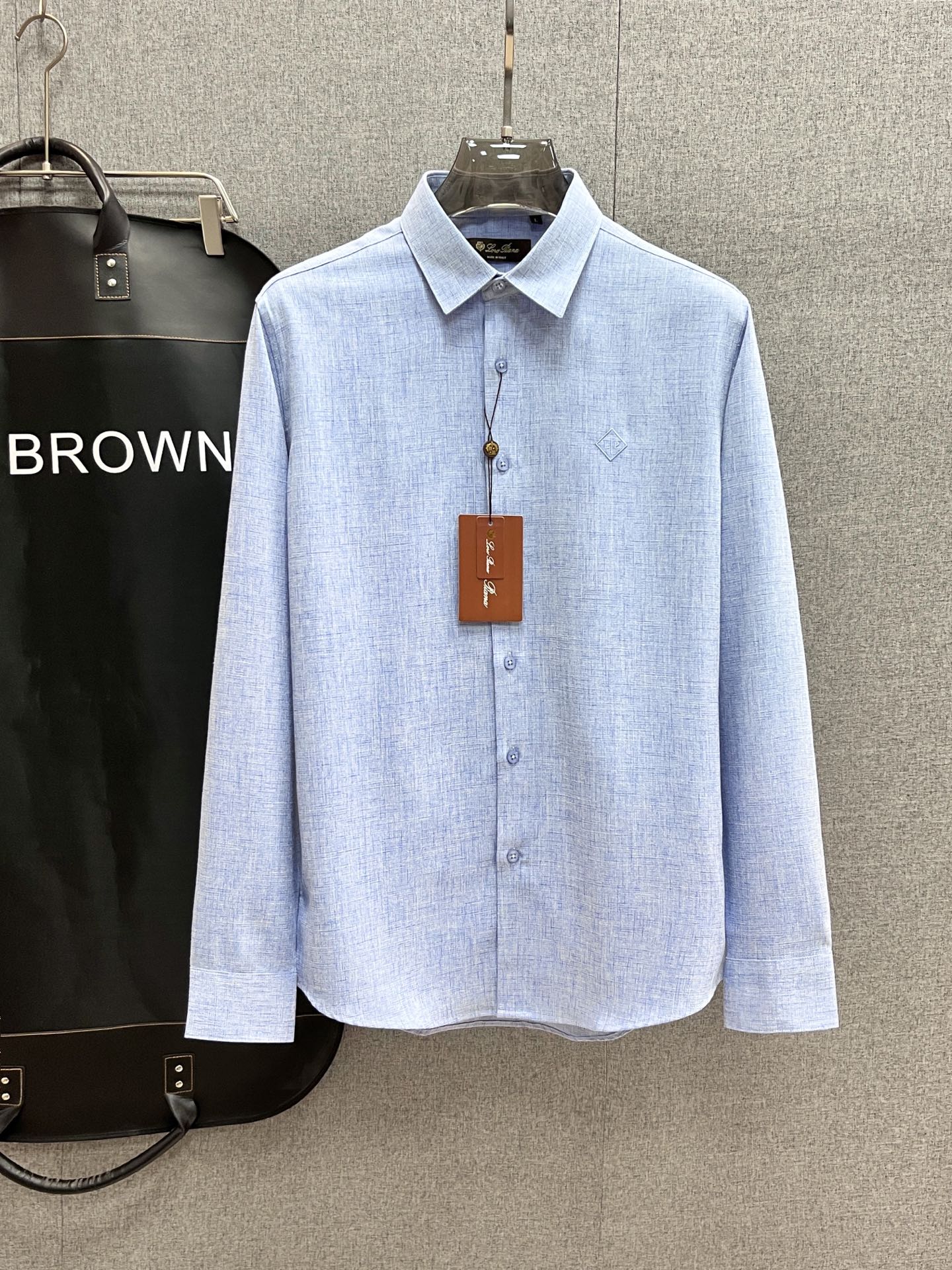 Loro Piana Men's Casual Long Sleeve Shirt – Autumn/Winter Collection