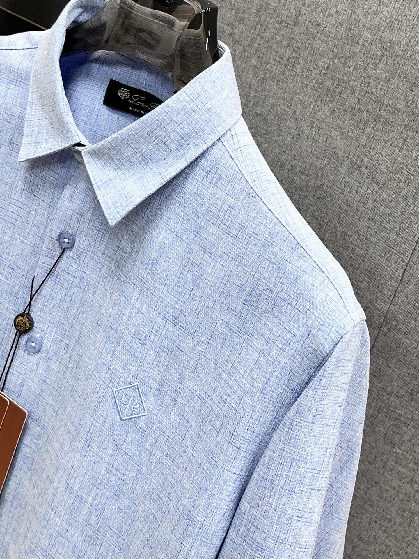 Loro Piana Men's Casual Long Sleeve Shirt – Autumn/Winter Collection