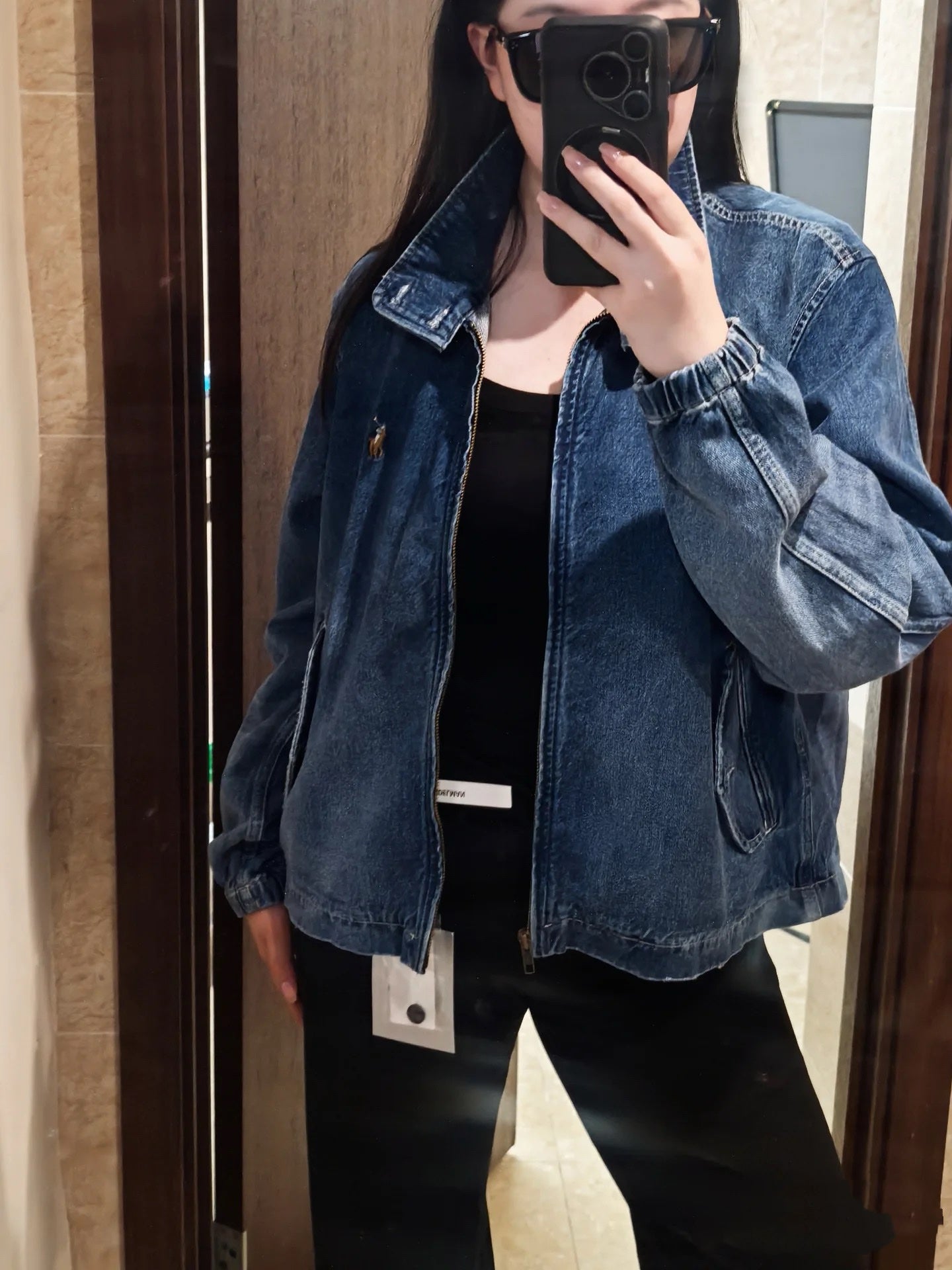 Ralph Lauren Washed Denim Jacket – 2025 Fall Collection
